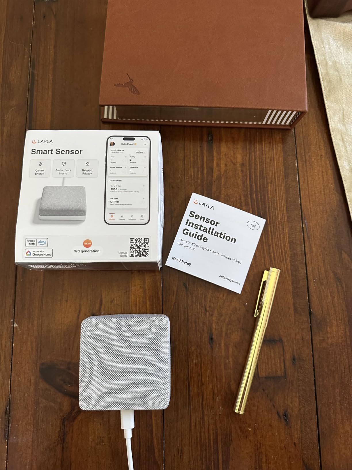 Layla Noise Monitor for Airbnb & Vacation Rentals | AI Occupancy & Noise Sensor, Party Detector, Instant Alerts & Quiet Hours | Privacy-Safe | Pay Once, No Subscription customer photo 1