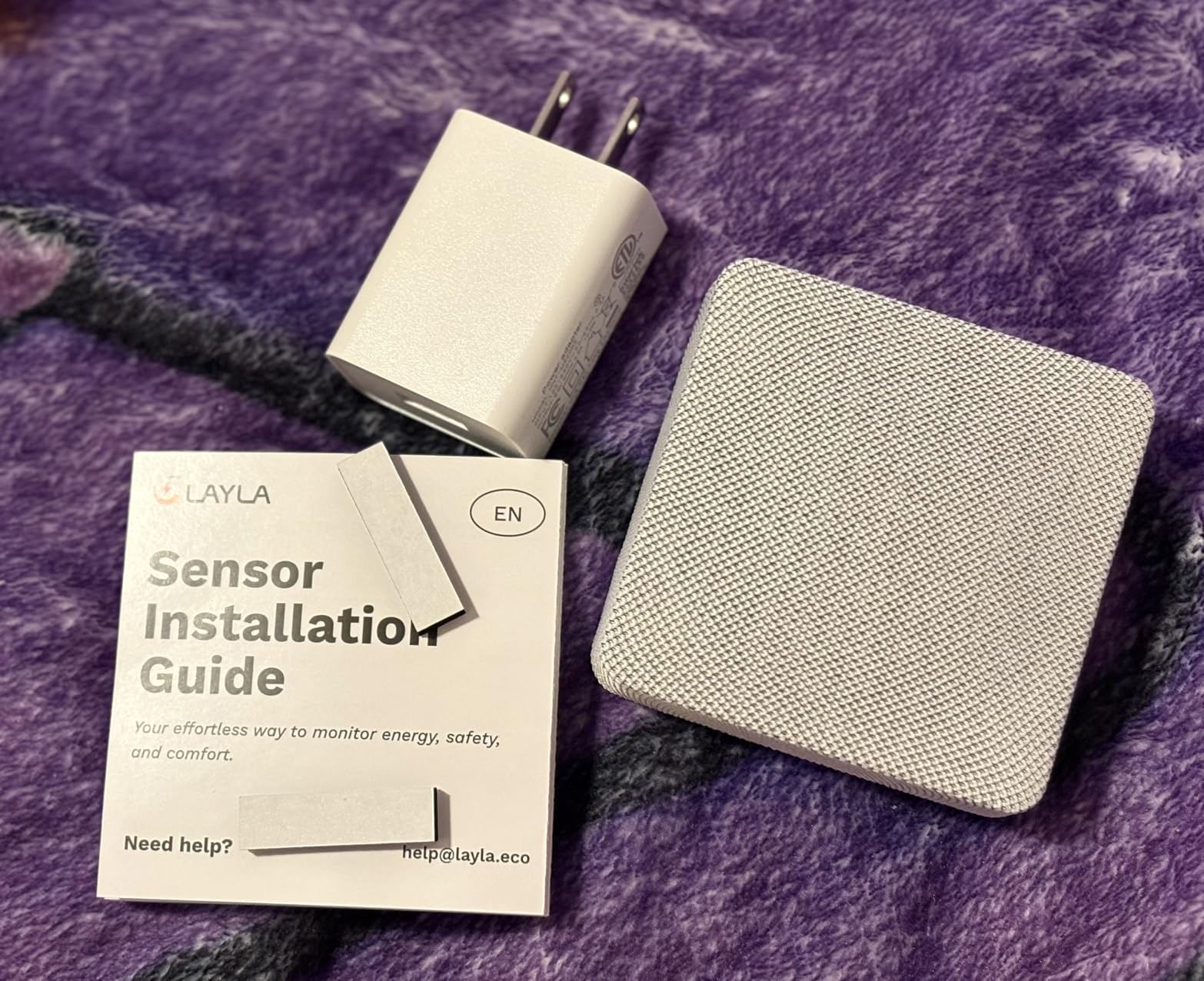 Layla Smart Home Agent 9-in-1 Smart Sensor & Air Quality Monitor (CO2, bVOC, Humidity) | Noise & Motion Detector, AC Controller, Energy Savings | Compatible with Alexa & Google Home | No Subscription customer photo 1