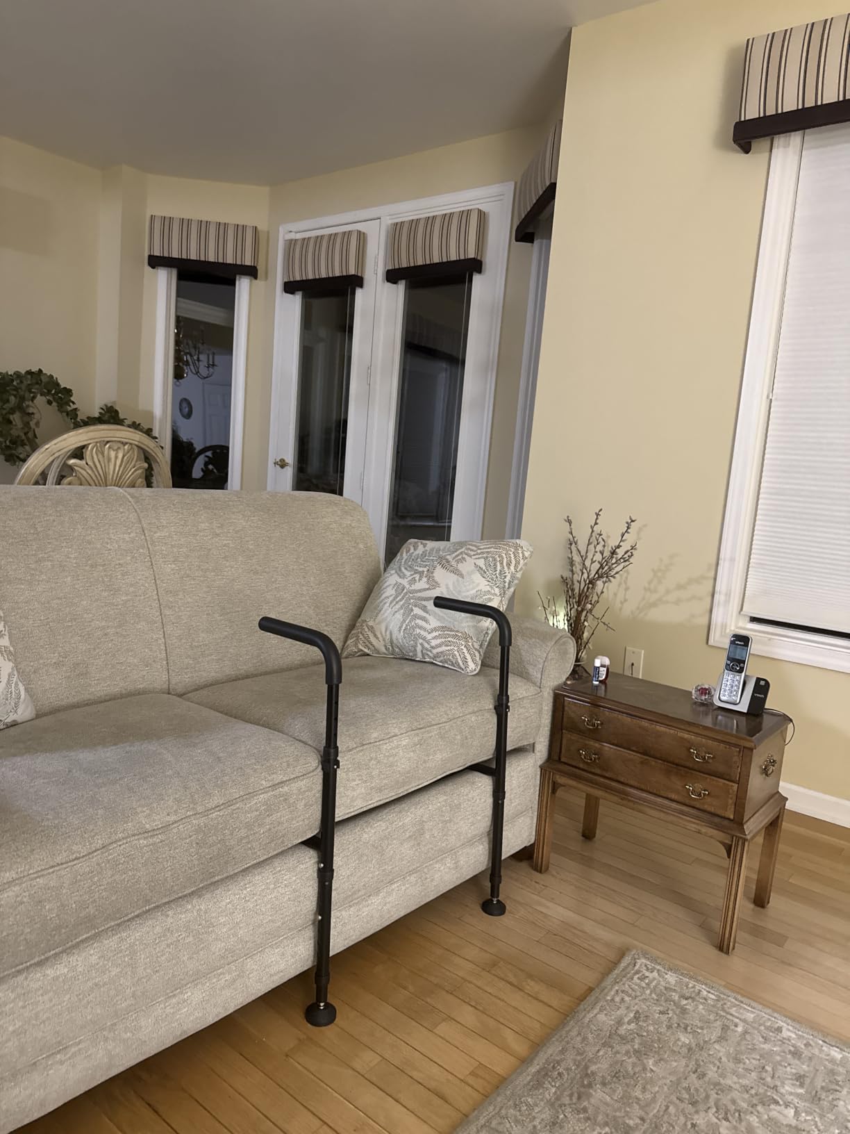 L2 Stand Assist Aid for Elderly, Disabled, Mobility Standing Assist Rail for Sitting, Standing, Flexible in Width, Height, Support Legs for Chair, Couch Assist Grab Bar, Elderly Assistance customer photo 2