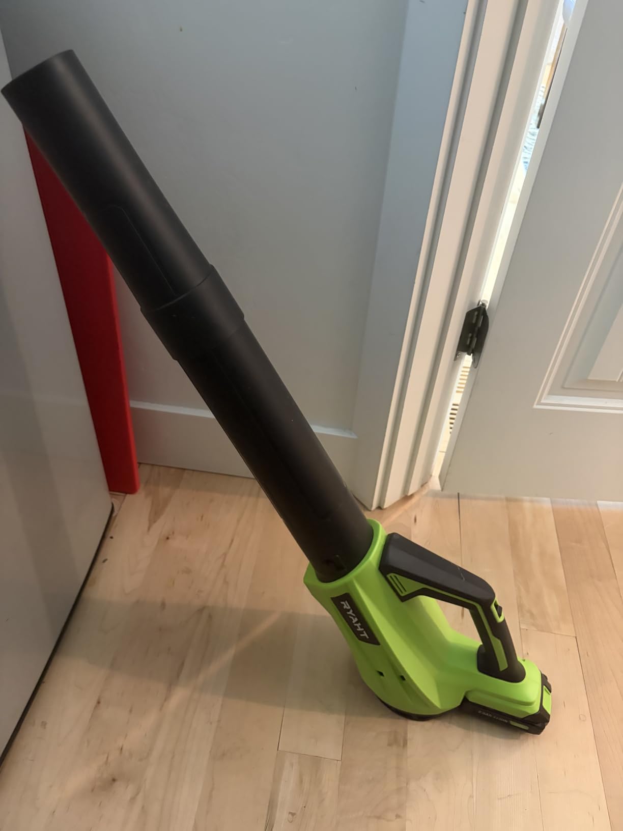 Leaf Blower Cordless, Leaf Blower with Battery and Charger, 2026 Upgraded | 2-Speed 2 Batteries 20V Powerful Lightweight Electric Snow Blower for Blowing Leaves, Lawn Care, Dust, Green customer photo 1