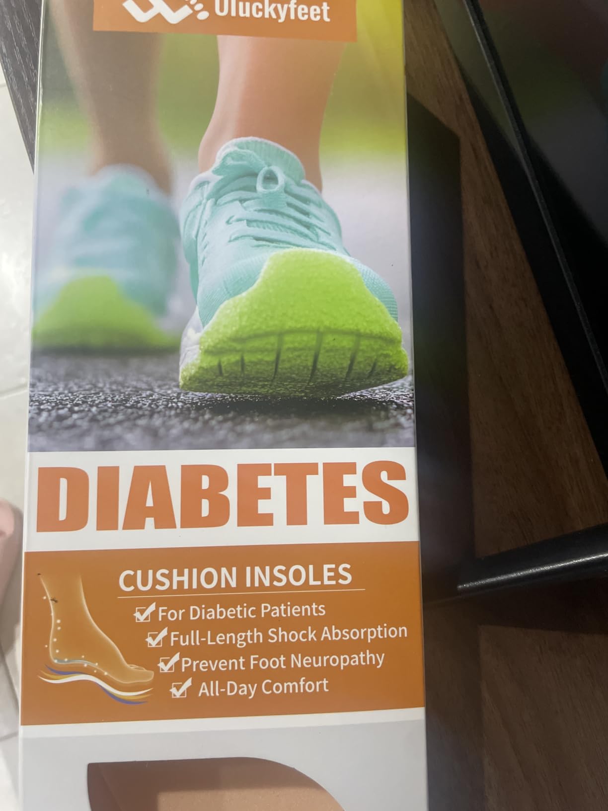 Diabetic Insoles for Men & Women - Soft Therapeutic Insoles, Suitable for Foot Cushioning, Reducing Friction, and All-Day Comfort Best Shoe Inserts for Neuropathy, Comfort Memory Foam Insole - M customer photo 1