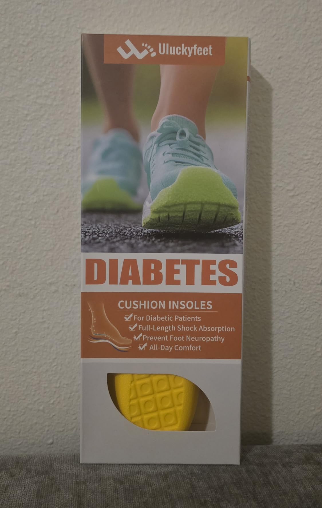 Diabetic Insoles for Men & Women - Soft Therapeutic Insoles, Suitable for Foot Cushioning, Reducing Friction, and All-Day Comfort Best Shoe Inserts for Neuropathy, Comfort Memory Foam Insole - M customer photo 2