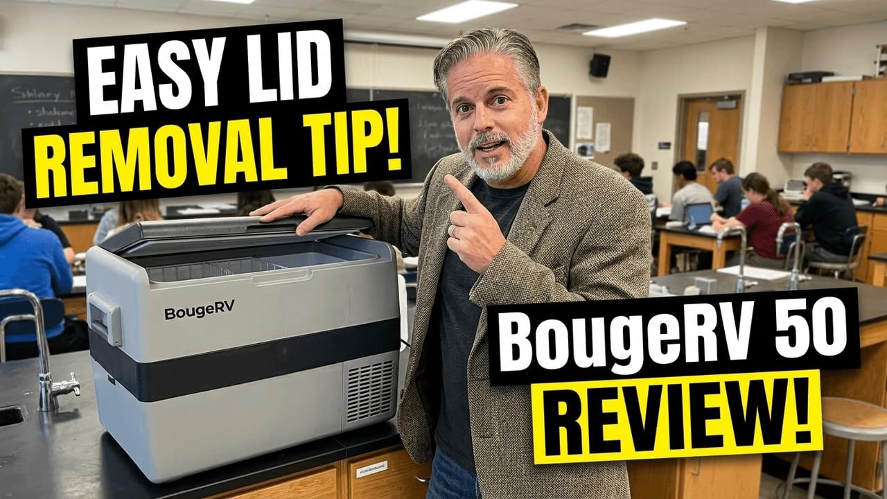 BougeRV 12V Refrigerator Rocky V3.0 55QT, -4°F~68°F, Dual Zone Car Freezer customer photo 1