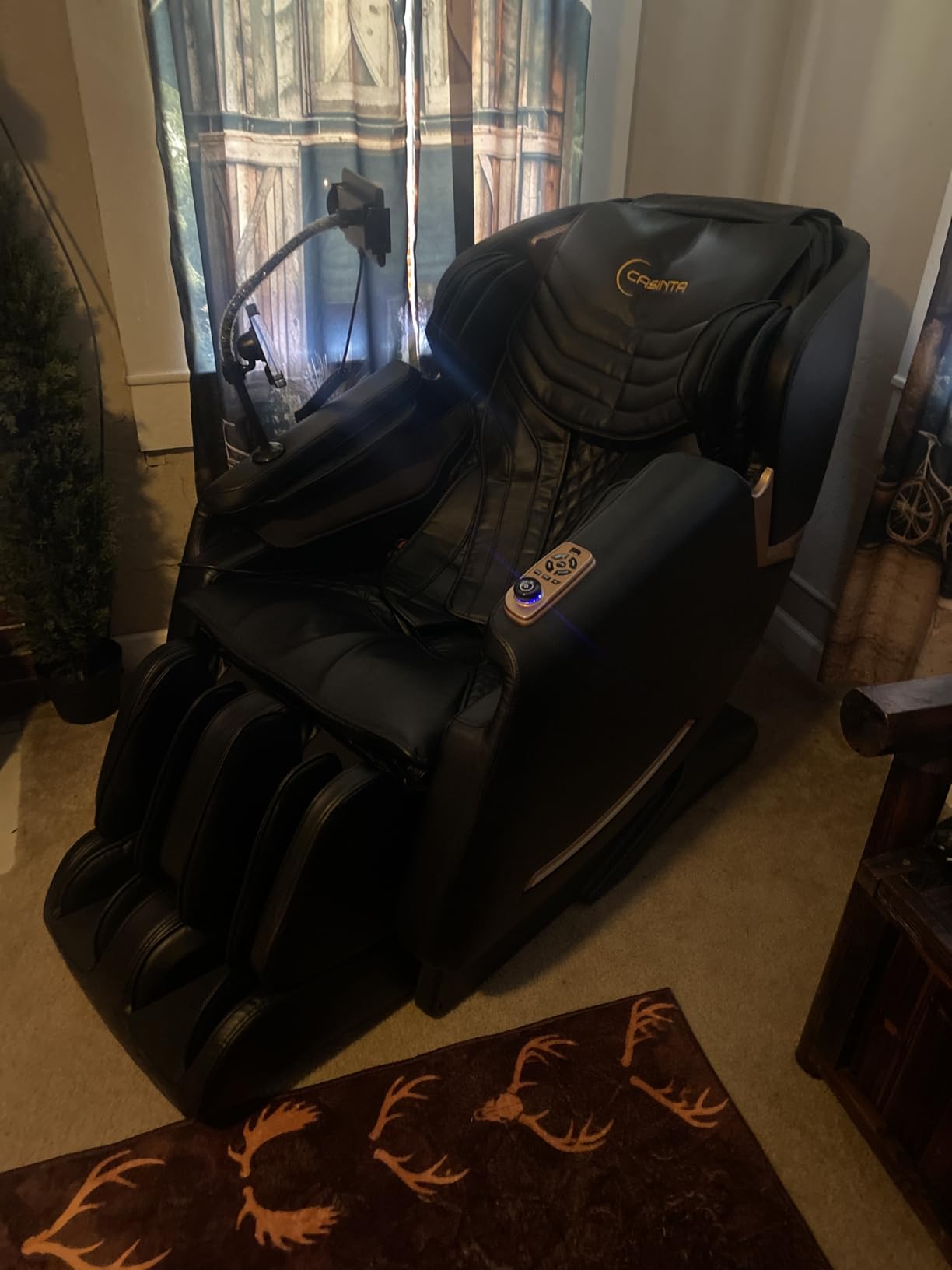 4D Massage Chairs Full Body - 53.5 Extend SL Track Shiatsu Massage Chair - Zero Gravity Massage Chair, Core Heating & 22 Airbag, Smart Foot Rollers, AI Voice, Yoga Mode customer photo 2