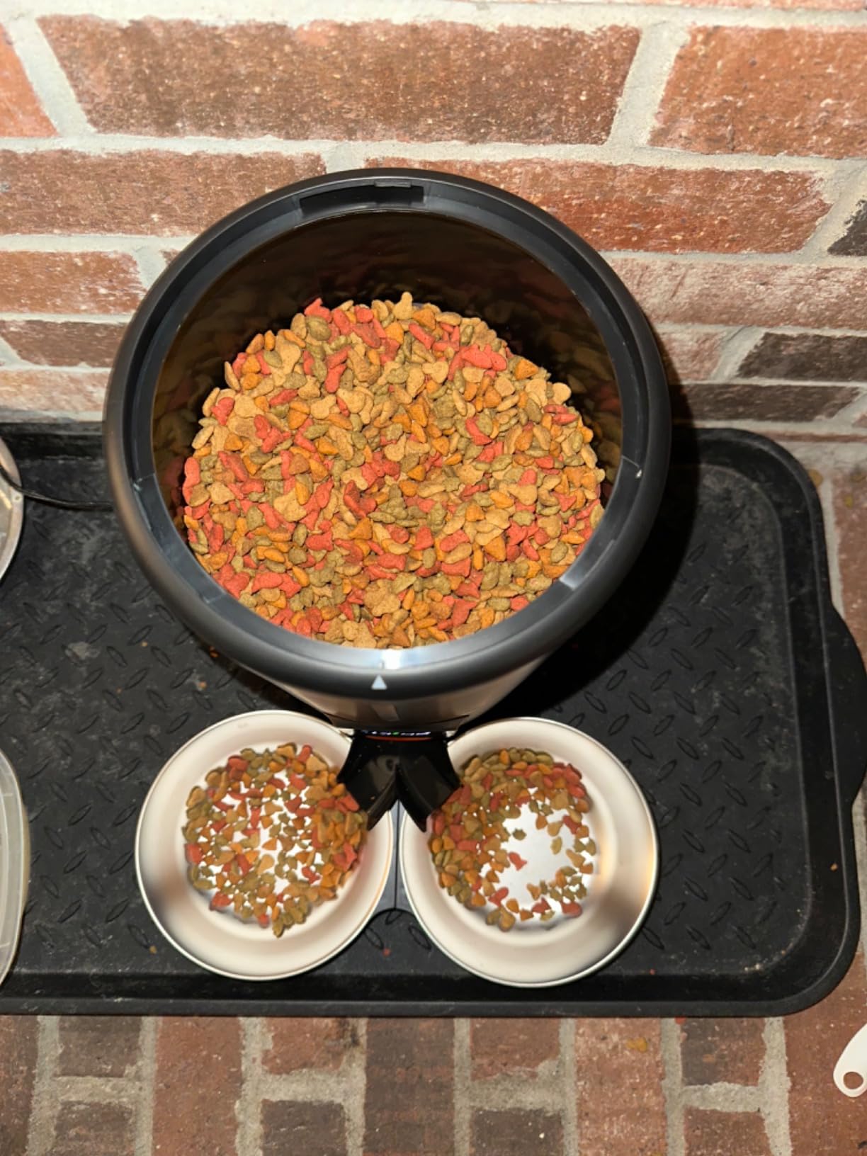 WOPET Automatic Dog Feeder with Camera,1080P HD Video with Night Vision, 5GHz/2.4GHz Dog Food Dispenser with App Control, 4GB SD Card, 2-Way Audio for Cats & Dogs customer photo 2