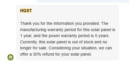 HQST 200W Portable Solar Panel, N-Type, 25% Efficiency, IP67 Waterproof | Only 11.82 lb, 3-in-1 Adapter Cable and Adjustable Kickstands for Power Stations, Camping, RV, Off-Grid & Emergency Backup customer photo 1