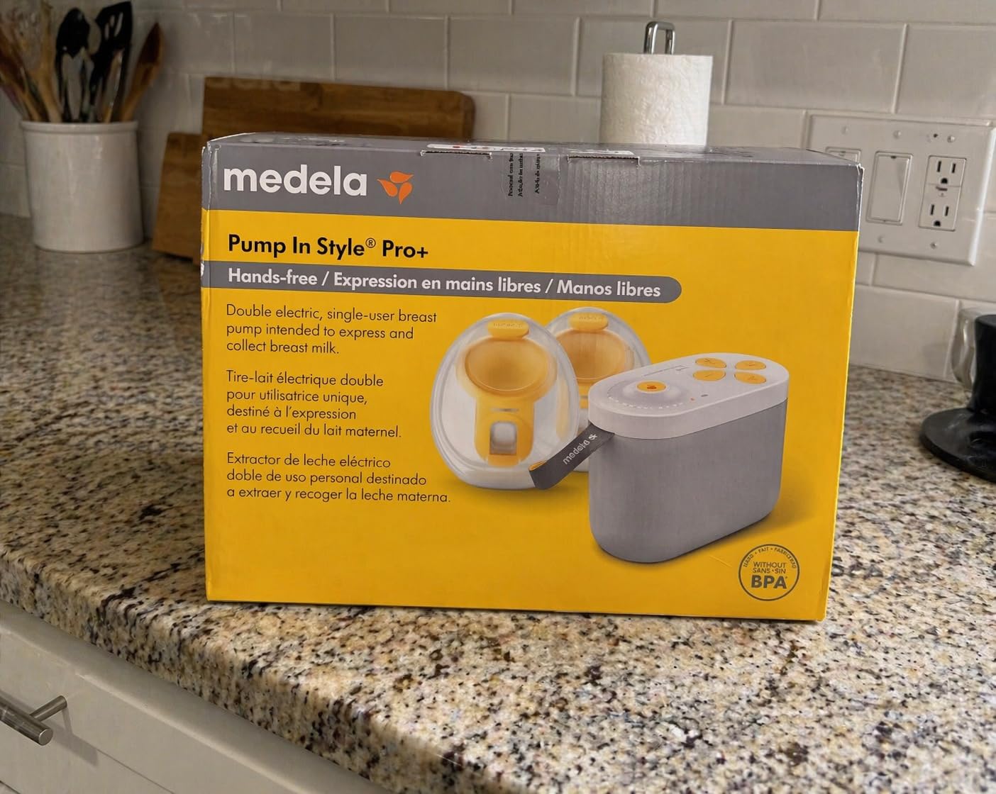 Medela Pump in Style Pro+ Electric Hands Free Breast Pump, Hospital Grade, Double Wearable Breast Pump customer photo 2