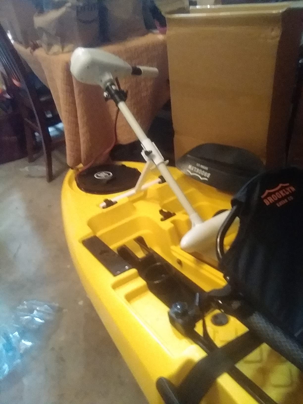 Upgraded Brooklyn 10.5 Pro Pedal Fishing Kayak by BKC - Lightweight 10.5 ft Sit-On-Top with Propeller Drive, Rudder Steering customer photo 1