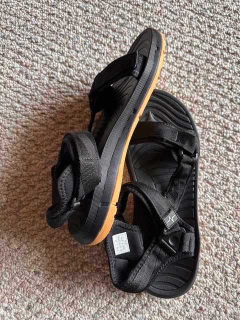 Mens Hiking Sandals with Arch Support - Cushion Sport Athletic Walking Sandles Outdoor Summer Comfortable Casual Waterproof Beach Water Sandal for Wide Feet customer photo 1