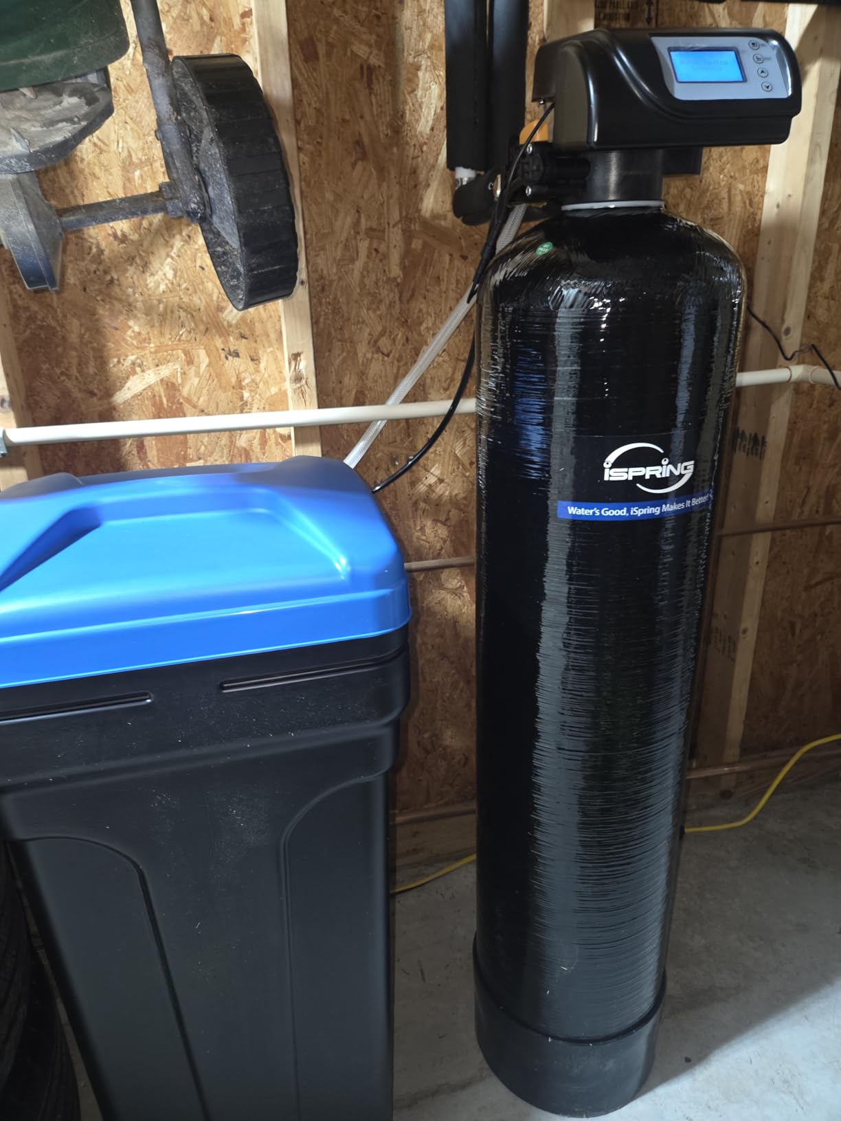 iSpring WCSTB45KG 45,000 Grains Whole House Water Softener with Brine Tank | Whole House Hard Water Scale Remover, Automatic Backwash & Regeneration, Commercial & Residential Use, Reduces Hardness customer photo 2