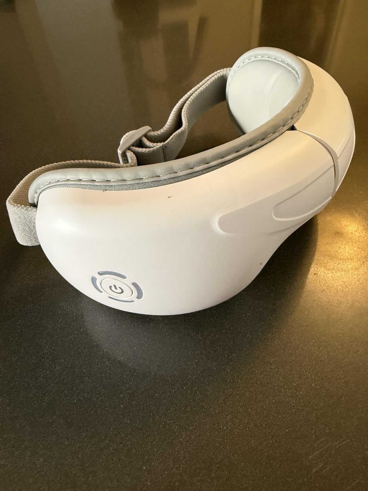 STRIDEFLOW Eye Massager with Heat, Migraine Mask & Headache Relief, FSA Eligible/HSA Eligible, Dry Eye Relief, GENTLE Warmth & LIGHT Compression, Cooling Gel Eye Mask, Foldable Rechargeable customer photo 2