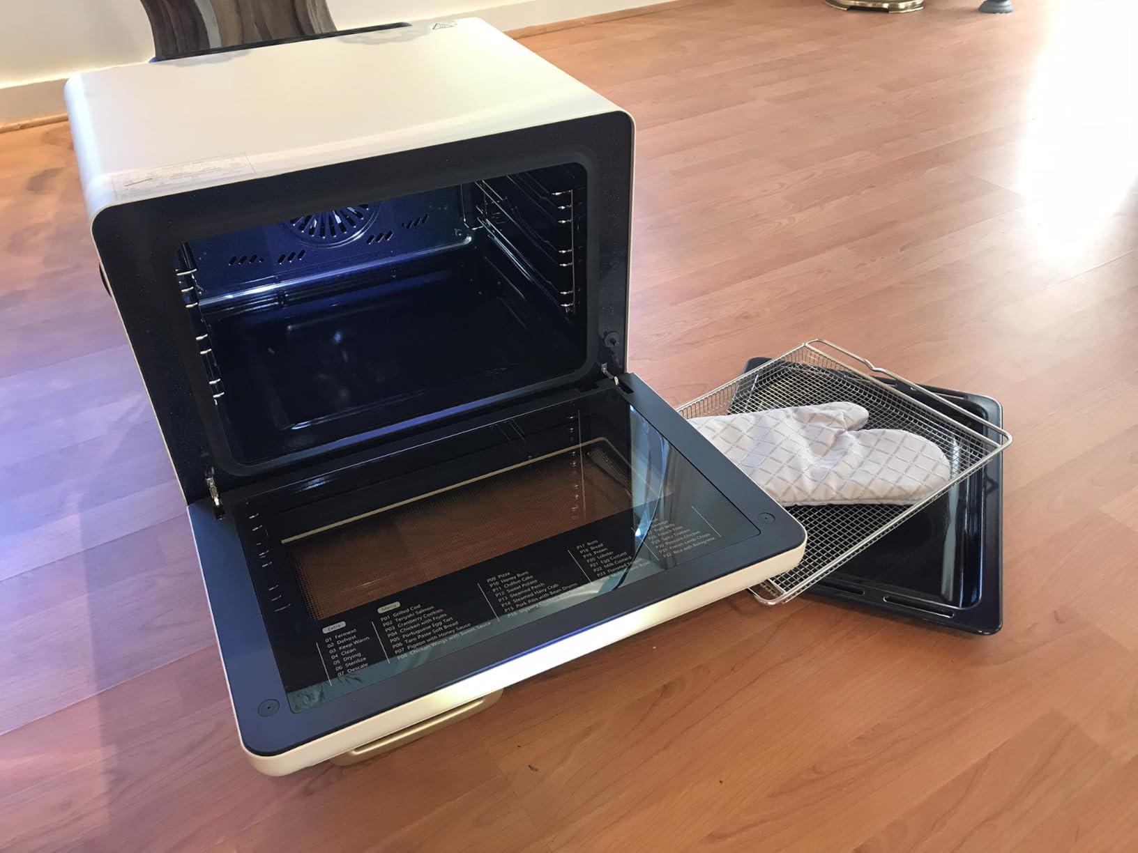 ROBAM R-Box Pro Countertop Combi Steam Oven White, Air Fryer Toaster Oven with EXP, 1.2 cu. ft. XL Capacity, 1800W Steam Fry Technology, 86-446°F Precision, 32 Presets, Easy-to-Clean Enamel Interior customer photo 2