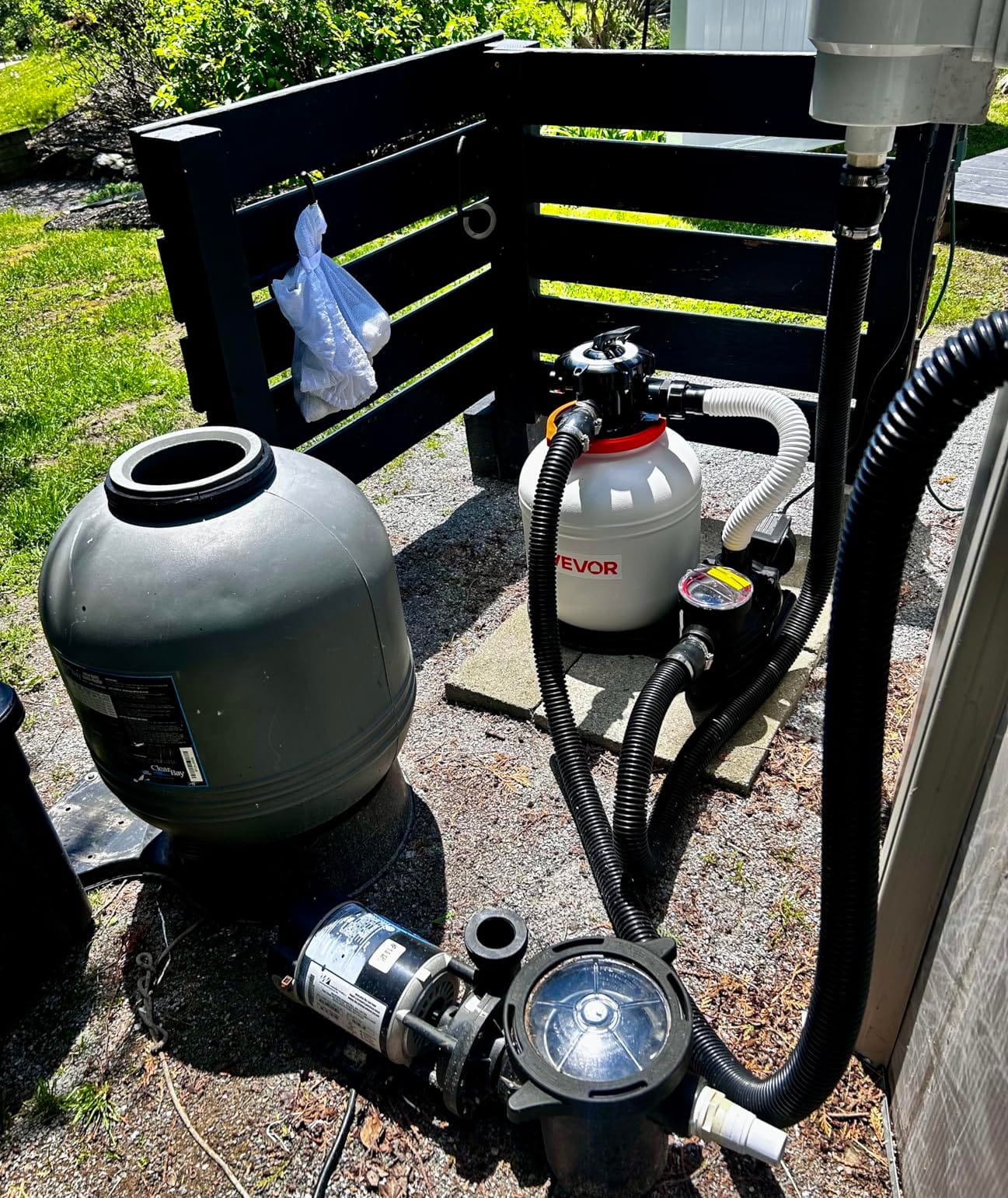 VEVOR FlashPure Sand Filter Pump 12 inch 1/2 HP Swimming Pool Filter System 3000 GPH customer photo 2