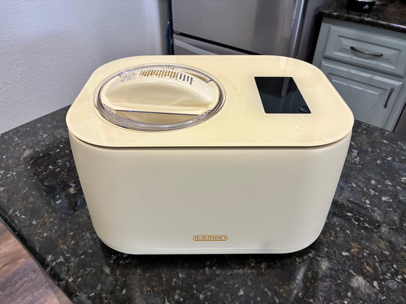 Iceman by Chefman Trio Ice Cream Maker | No Pre-Freezing with Built-In Compressor | for Ice Cream, Froyo, Sorbet, Sherbet, Italian Ice, Frozen Yogurt & More | (2) 20oz Containers & Lids customer photo 2