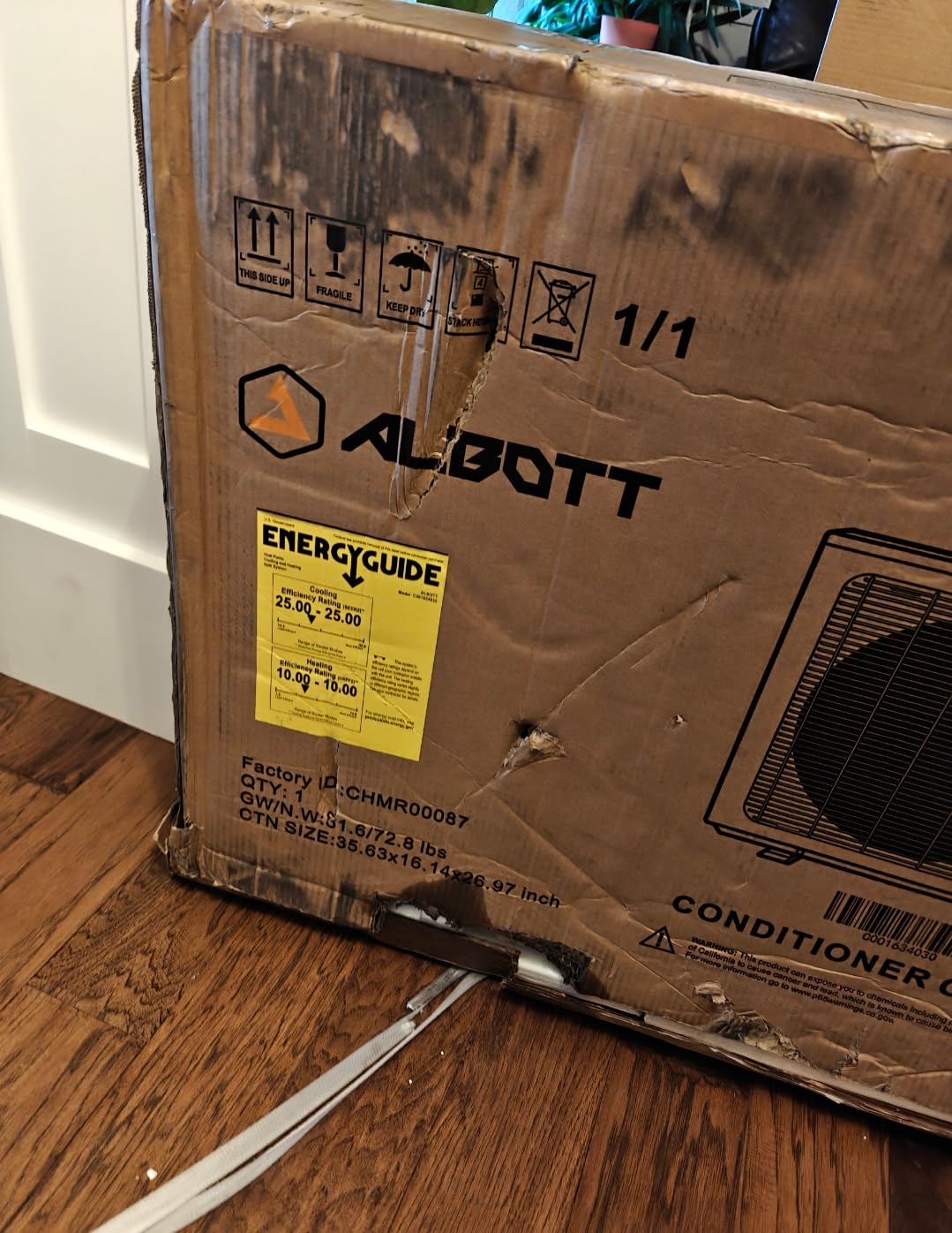 Albott Mini Split AC/Heating System, 20,000 BTU ODU, 25 SEER2 2 Zone 12K+12K BTU Ductless Inverter Heat Pump, WiFi Enabled with Pre-Charged Condenser & 16.4 Ft Line Set, 208-230V, Energy-Efficient customer photo 2