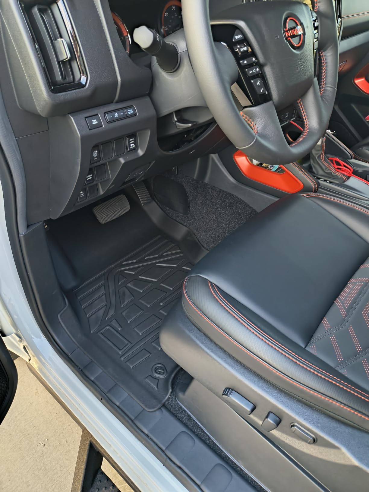 KARPAL Floor Mats for Nissan Pathfinder 2022-2026 (7&8 Seats) | All Weather, TPE Material, Custom Fit, Floor Liners, Car Mats, Cargo Mat, Full Set, Easy Clean, Non-Slip, Accessories customer photo 1