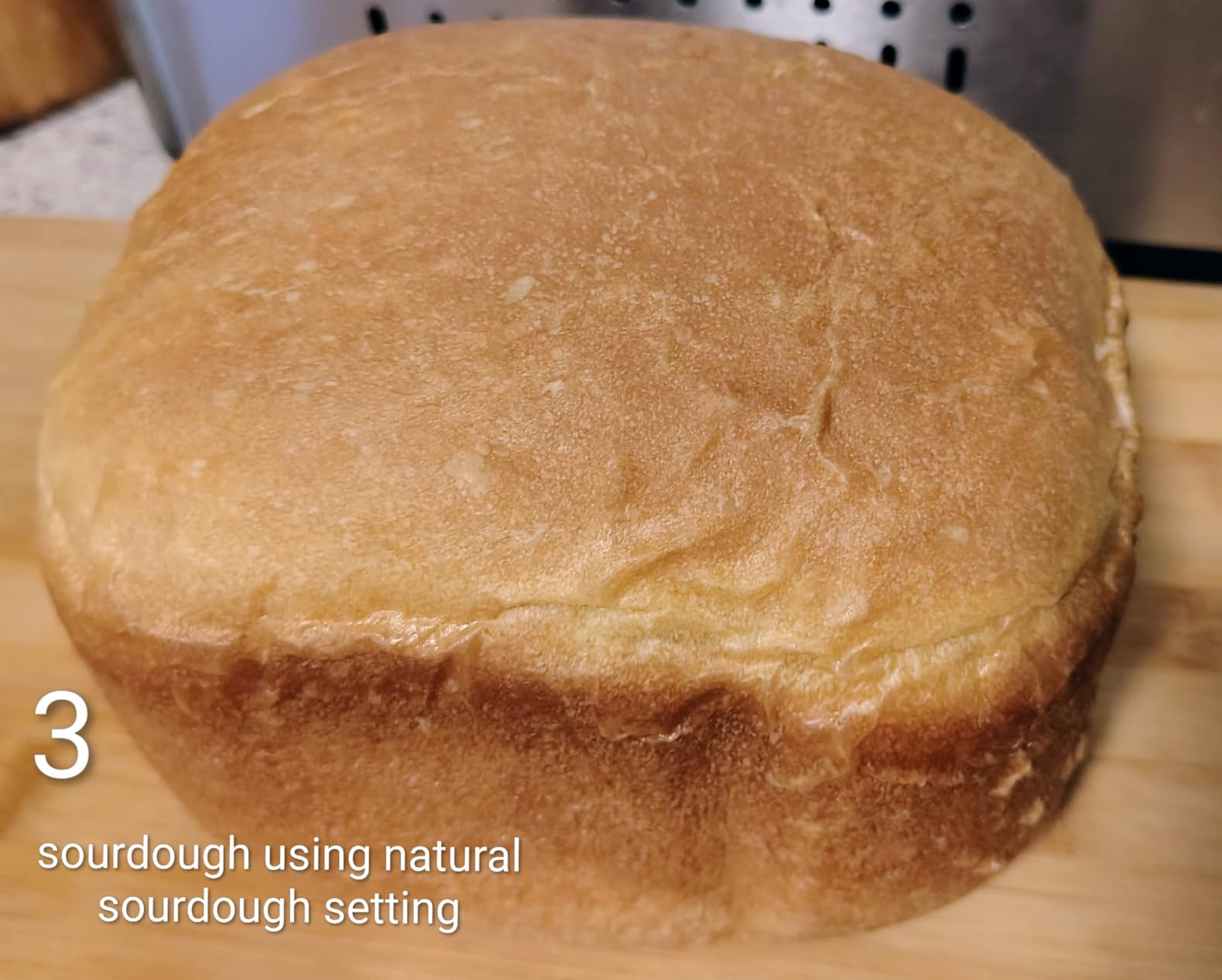 KBS 750W Programmable Bread Maker, Dual Heaters Bread Machine with 3LB Ceramic Pan & Fruit Dispenser, 20-in-1 Stainless Steel Automatic Bread Maker Machine with Quiet Brushless Motor, 15H Timer customer photo 2
