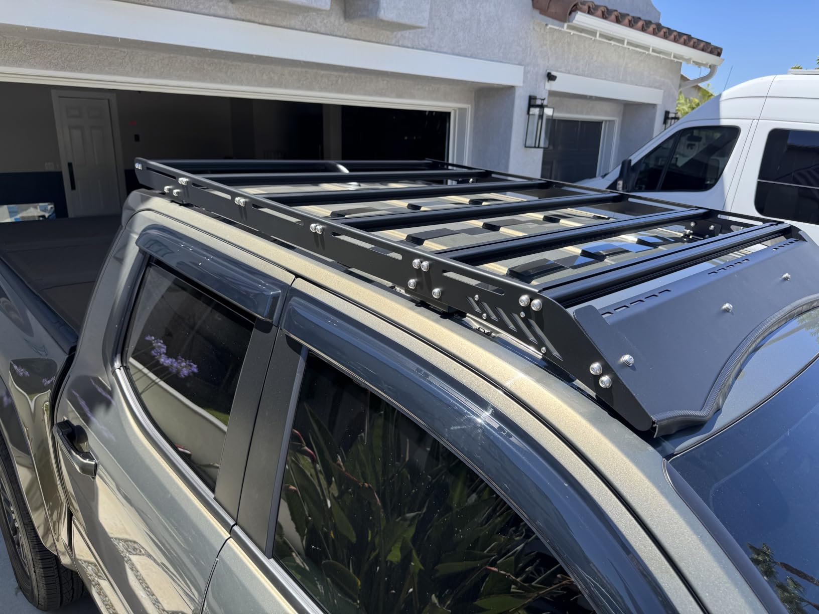 TRUMGETA Aluminum Roof Rack Fit for 2024-2026 Toyota Tacoma Double Cab | with No-Drill Installation, 1,000-lb Capacity and Heavy-Duty Roof Basket for Cargo customer photo 2