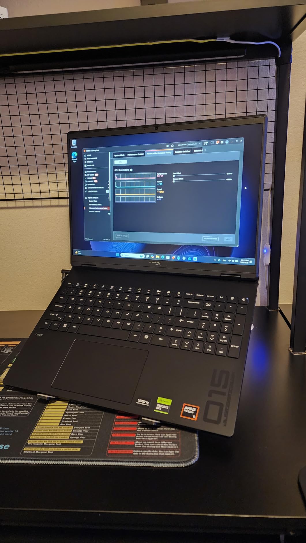 HyperX OMEN 15 inch Gaming Laptop, 2K 165Hz Display, AMD Ryzen 5 240, 16 GB RAM, 512 GB SSD, NVIDIA GeForce RTX 5050 GPU (8 GB Dedicated), Windows 11 Home, Shadow Black, 15-gb0099nr customer photo 2