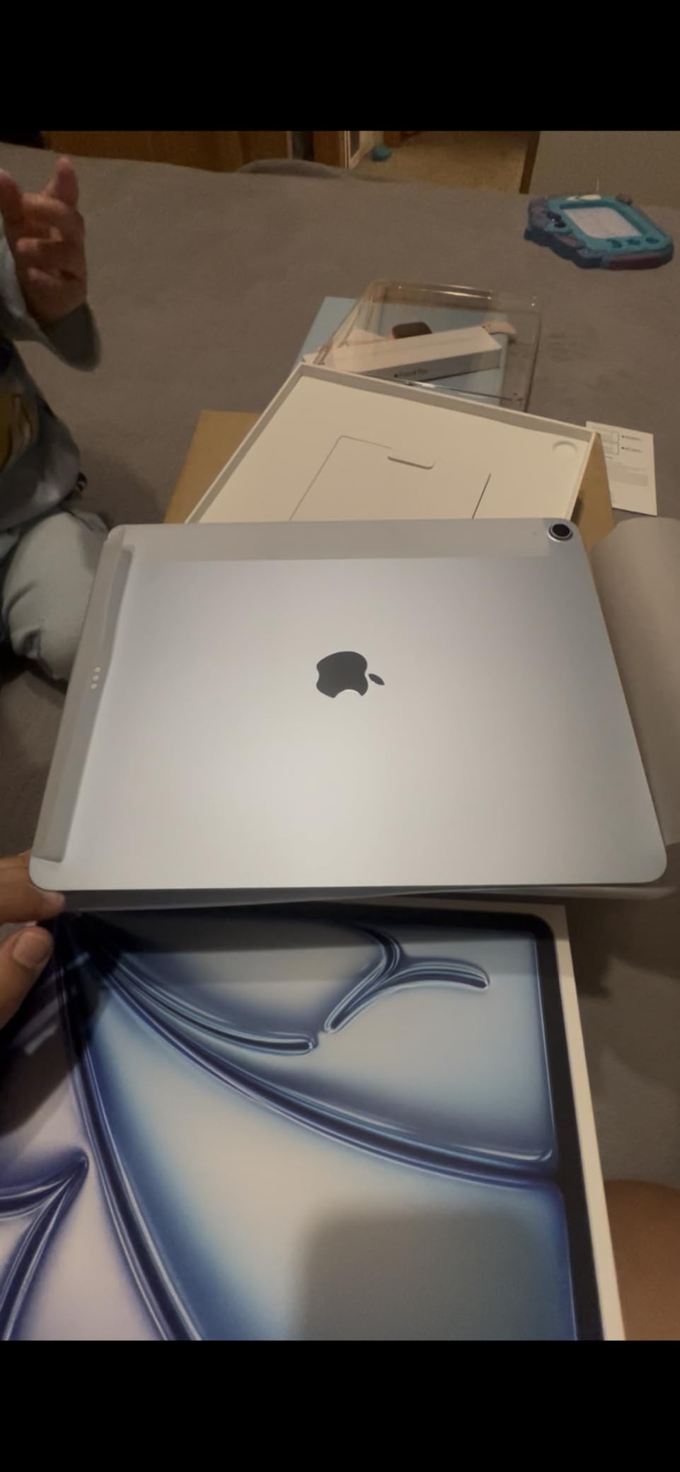 Apple iPad Air 13-inch (M4): Liquid Retina Display, 128GB, 12MP Front/Back Camera, Wi-Fi 7 with Apple N1, Touch ID, All-Day Battery Life — Space Gray customer photo 1