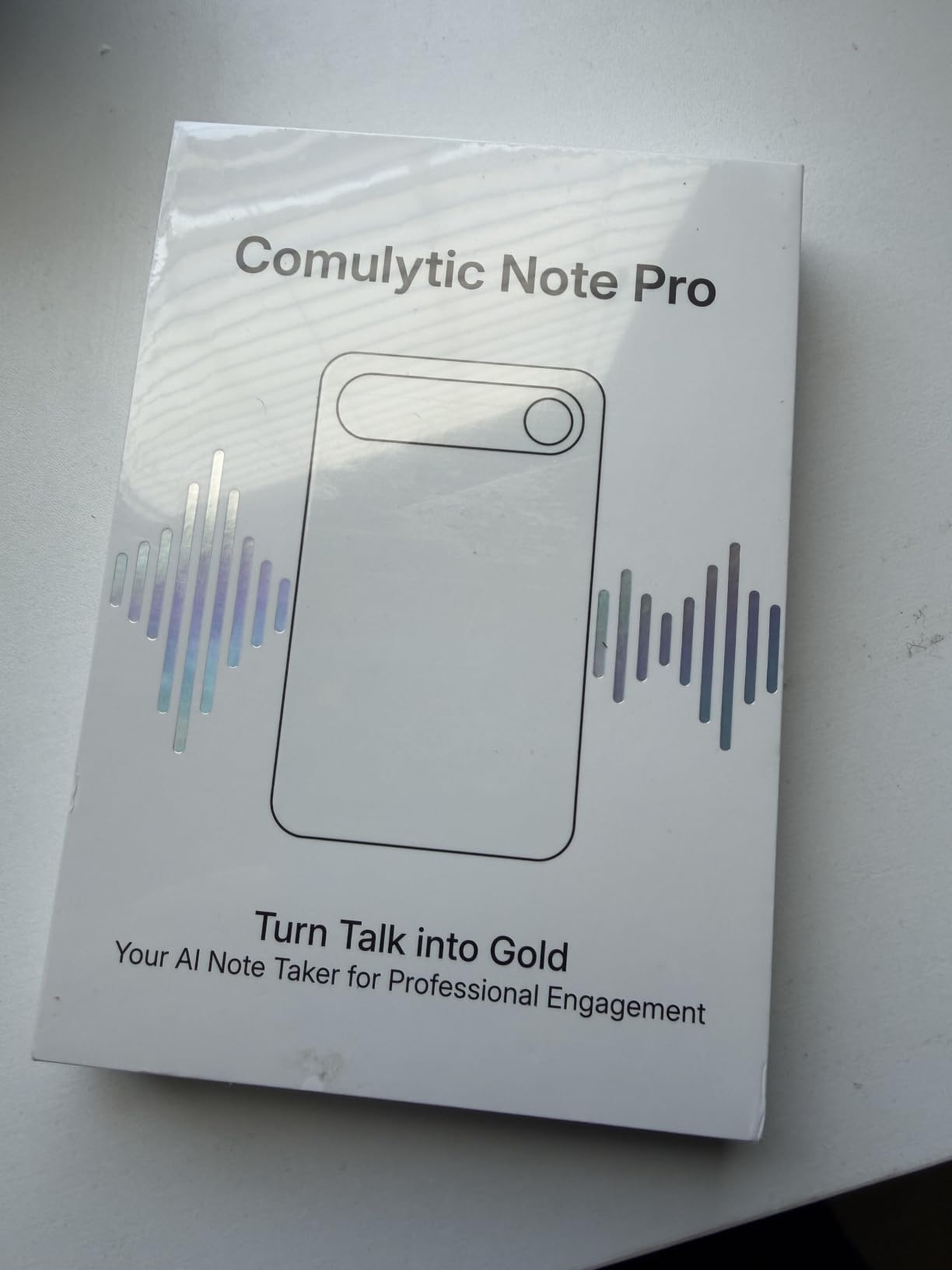 Comulytic Note Pro AI Voice Recorder, AI Note Taker Device for Meetings | Transcription & AI Summaries Included, No Subscription Required, App Control, 113 Languages, Ultra-Slim for Meetings & Calls customer photo 1