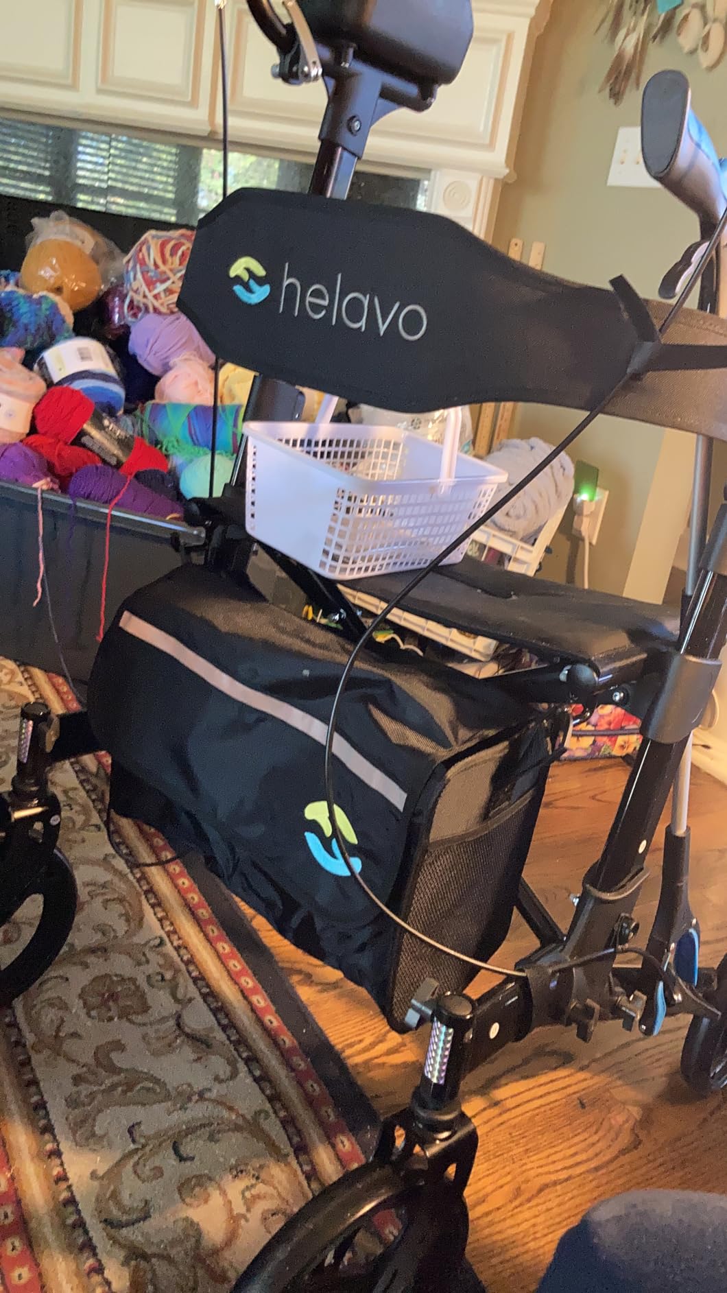Helavo Extra Wide 2 in 1 Bariatric Walker Wheelchair Combo, 500 lb Capacity | Heavy Duty Rollator Transport Chair, 28.3