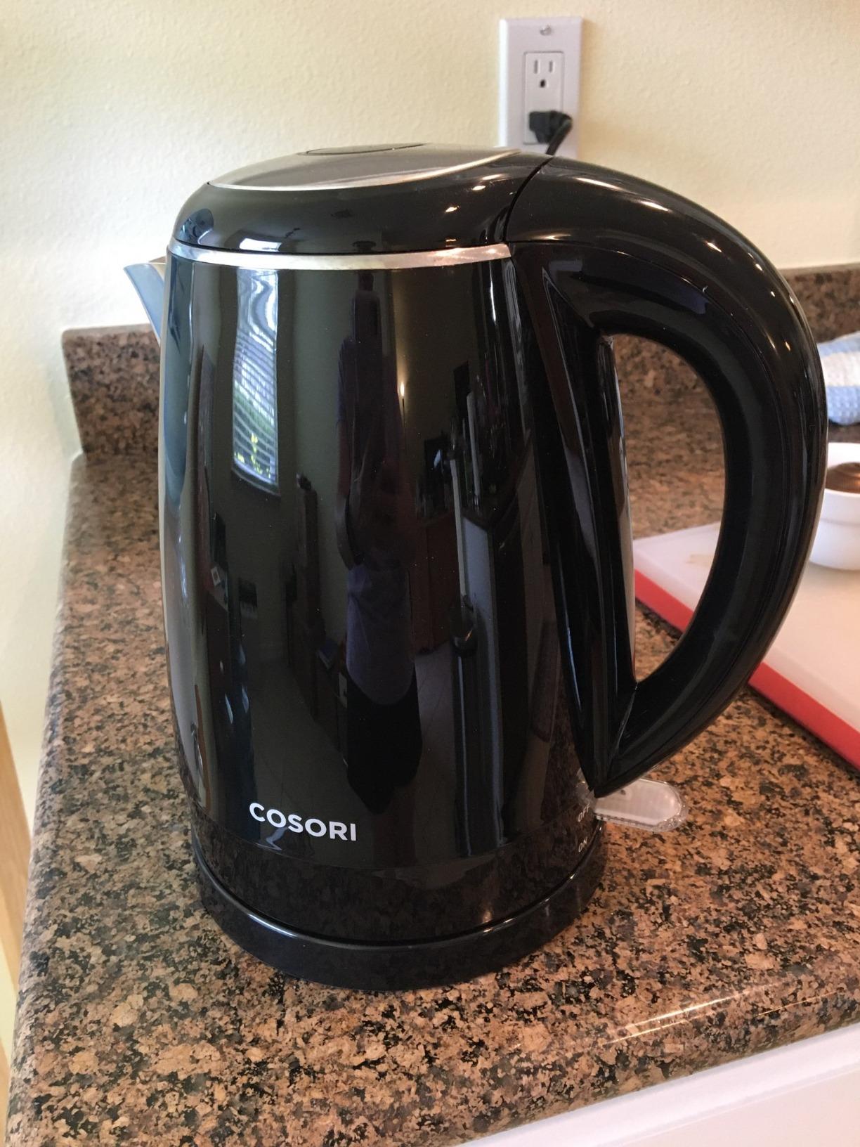 Cosori Stainless Steel Electric Kettle, No Plastic Contact with Water, 1.7L | Easy to Clean, Auto Shut-Off, Boil-Dry Protection, Tea Kettle, Hot Water Boiler, 1500W customer photo 1