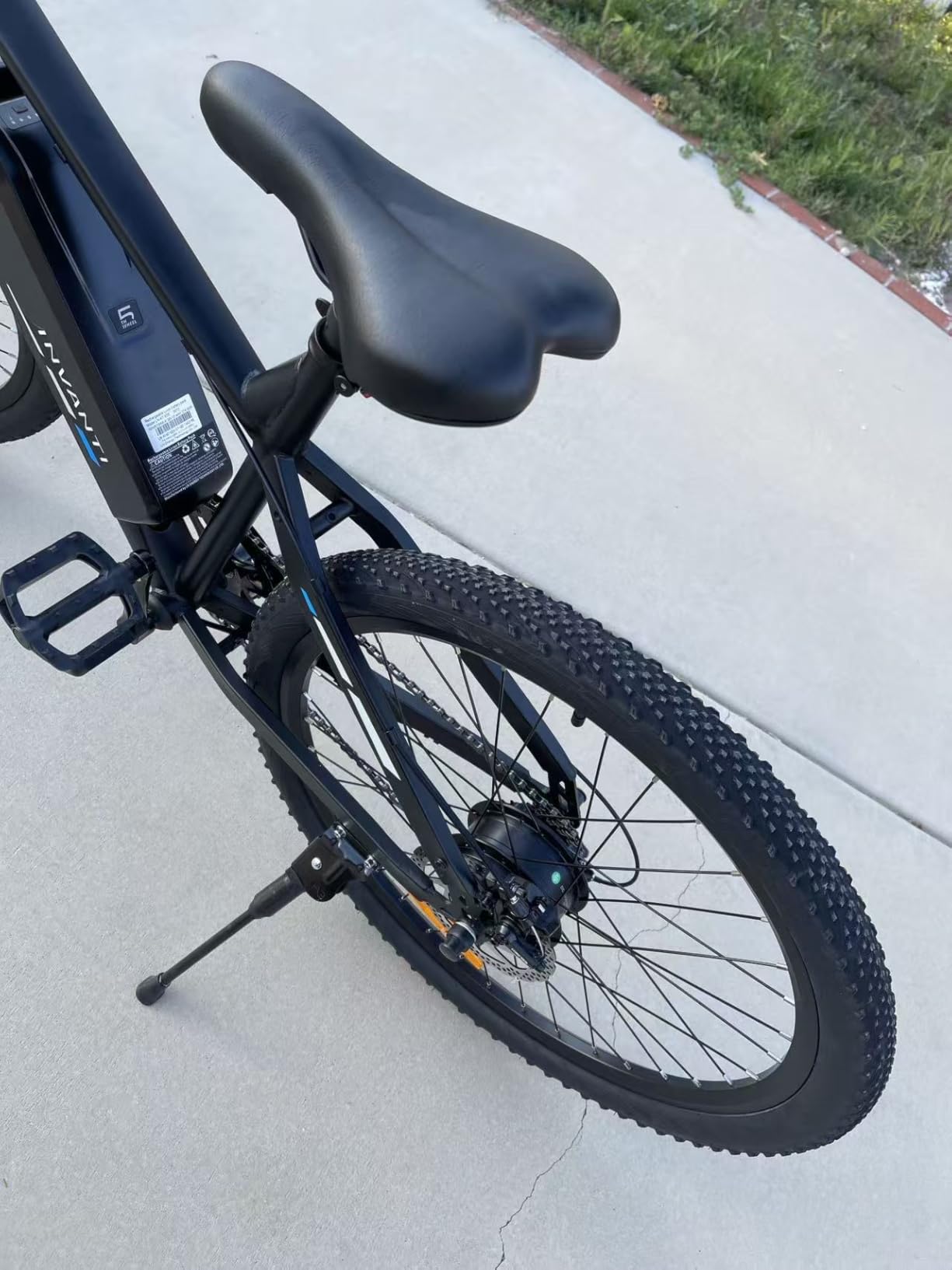 INVANTI Electric Bike for Adults with 55 Miles, Peak 750W Motor, 20 MPH Commuting Electric Mountain Bike with 26