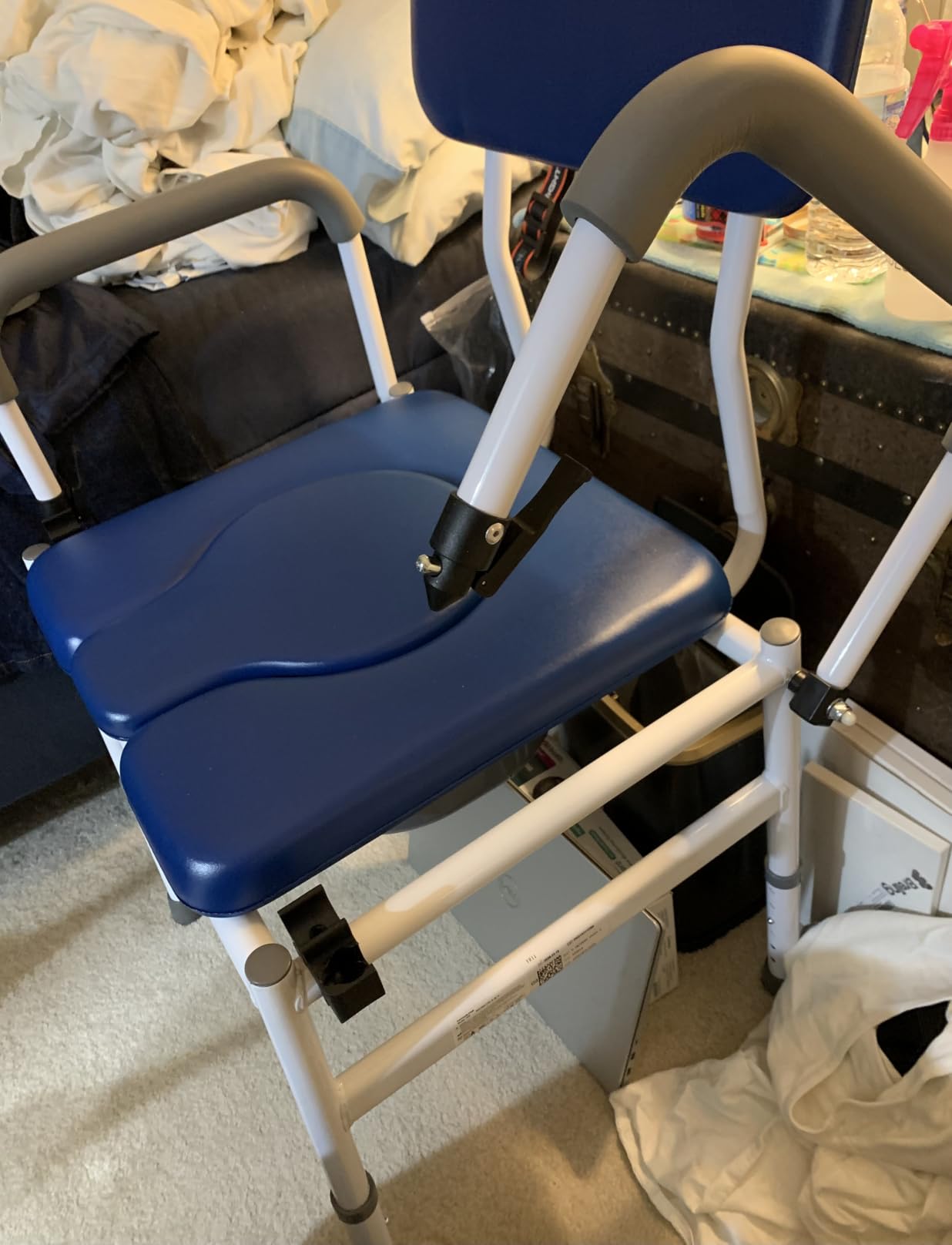 Vocic Drop Arm Bedside Commodes for Adults/Seniors/Disabled Users, YR11 LITE | Wide Adjust to 22.8