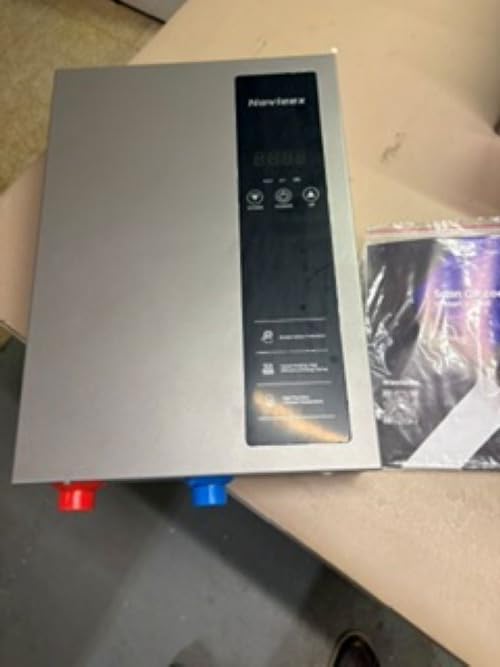 18kW Tankless Water Heater Electric, NOVIEEX 240V 3s Instant Hot Water Heater, Flow Rate Max 4.9 GPM, Supply for 2-3 Points, Indoor Installation, Ideal for Apartment, Garage, Salon, Bathroom, Kitchen customer photo 2