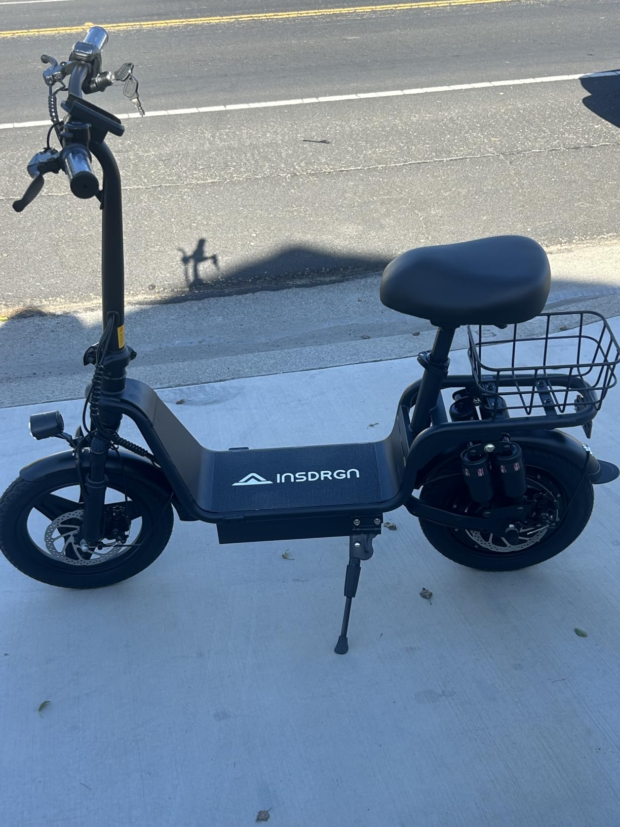 Electric Scooter with Seat for Adults,1000W Peak Power, 35 Mile Long Range, 20MPH, 14