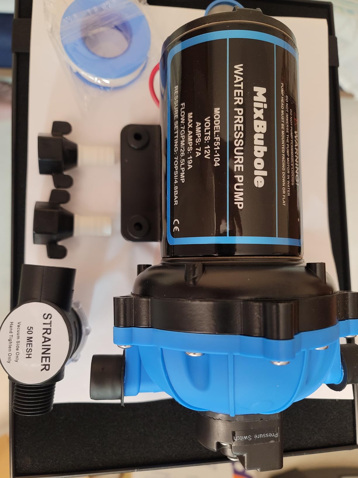1.35HP Whole House Water Pressure Booster Pump 90PSI 115V Automatic Variable Speed Permanent Magnet Motor Constant Pressure Wireless App Control customer photo 1