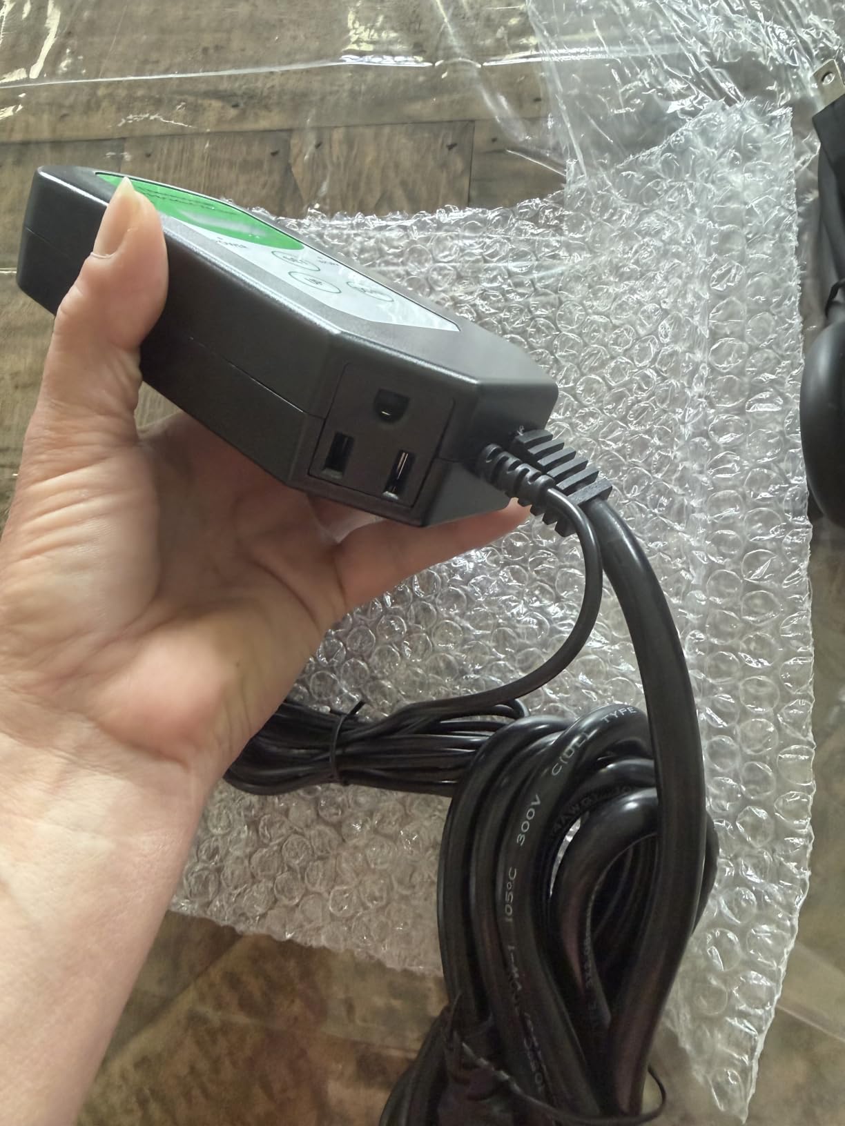 Greenhouse Heater with Thermostat, 1500W Fast Heating Greenhouse Heater, IPX5 Waterproof and Overheat Protection, Electric Fan Heater for Grow Tent Greenhouse Flower Room Overheat Protection customer photo 1