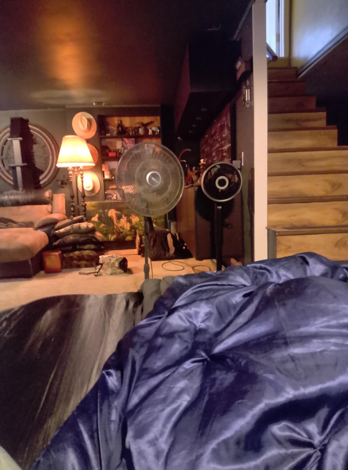 Dreo Smart Fan for Bedroom, standing 150° +100° Omni-Directional Oscillating Fans, 120ft CirculAir Quiet Fan with DC Motor, 12 Speeds, 6 Modes, 20dB,Remote Control, 12H Timer customer photo 2