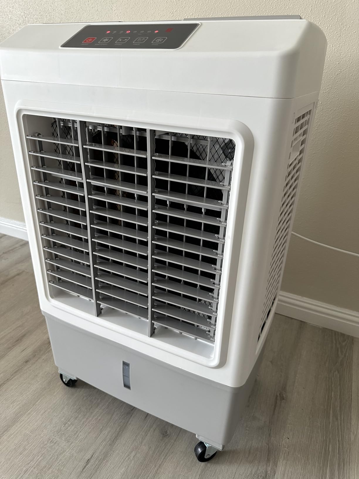 3600CFM Swamp Cooler Air Conditioner, 12Gal Dual Tank, 120° Oscillation for 1000Sq.ft Cooling Evaporative Air Cooler w/ 3Modes&3Speeds, Timer, Windowless Portable Air Conditioner for Bedroom customer photo 2