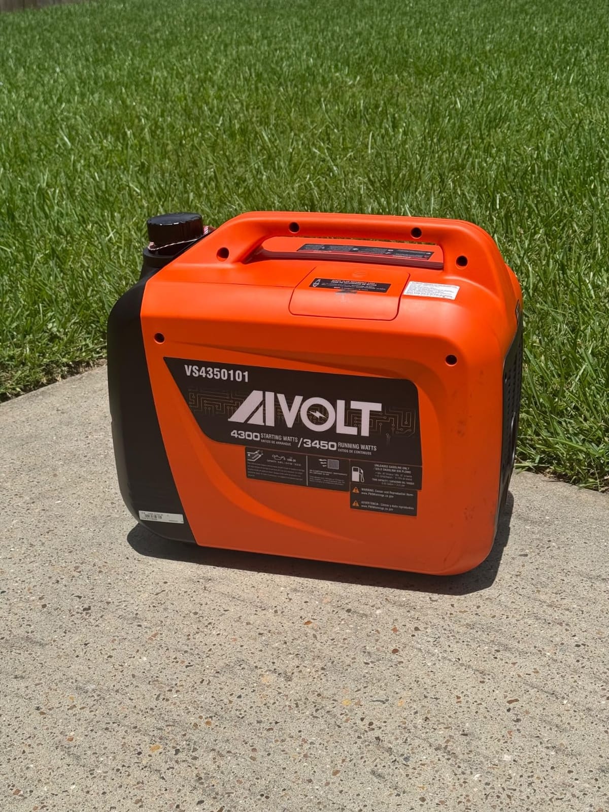 AIVOLT 1750W Inverter Generator Portable Gas Generator for Camping Home customer photo 1
