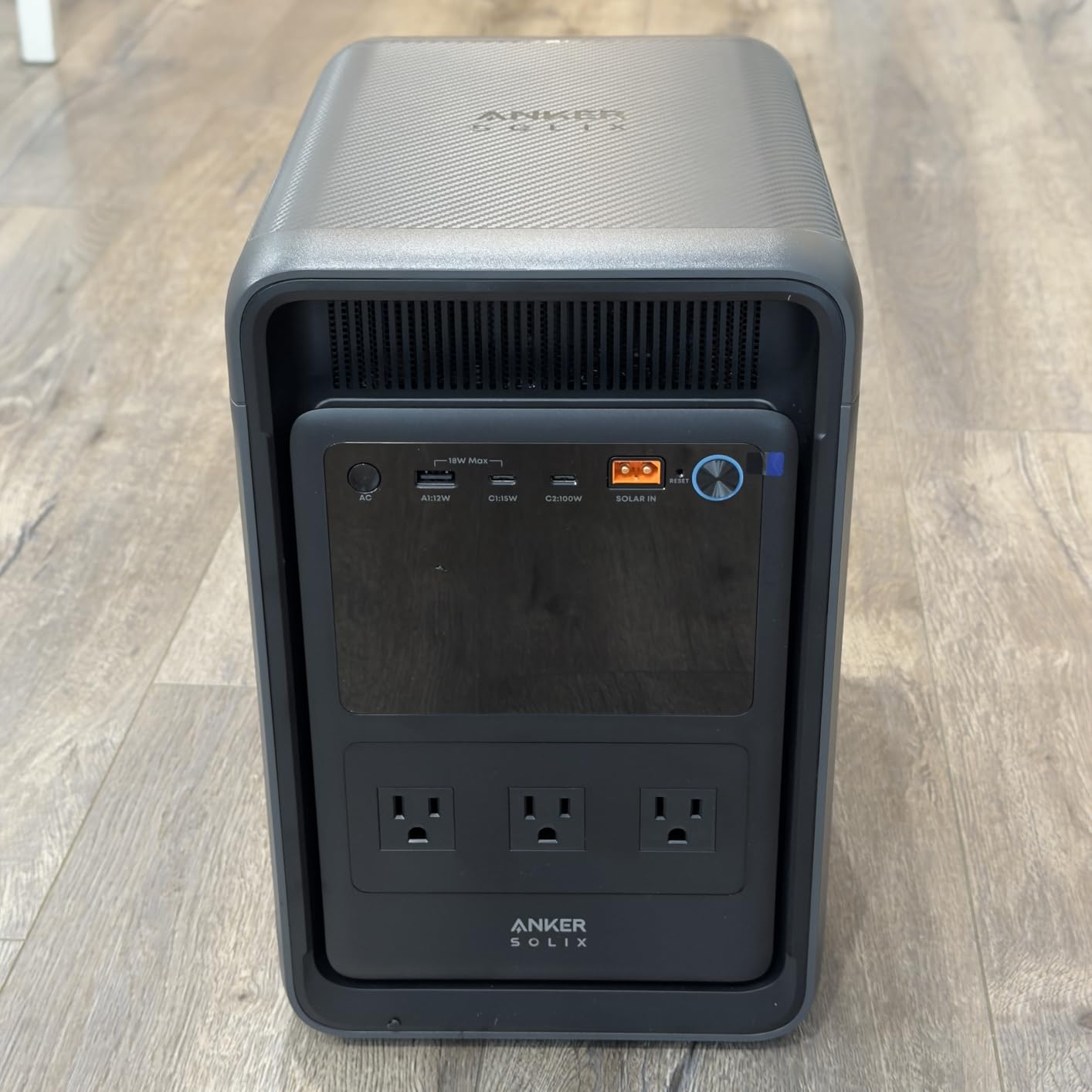 Anker SOLIX S2000 Portable Power Station, 1500W Solar Generator for Home Use, Up to 35-Hr Fridge Backup, 2,010Wh LFP Battery for Emergencies, Power Outages, Camping (Solar Panel Optional) customer photo 2