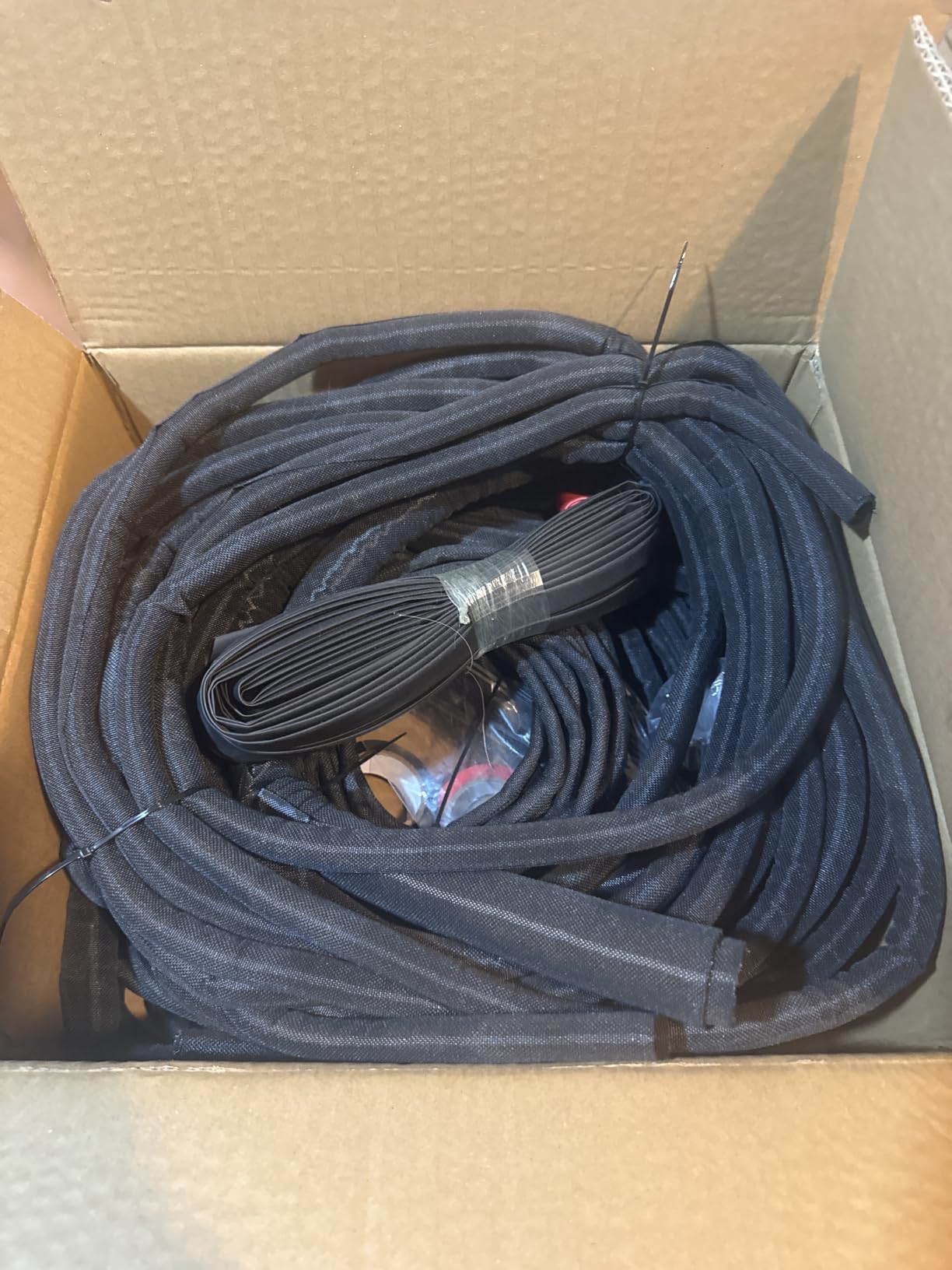 Split Wire Loom Kit, Wiring Harness Protection with Heat Shrink Tubing customer photo 2