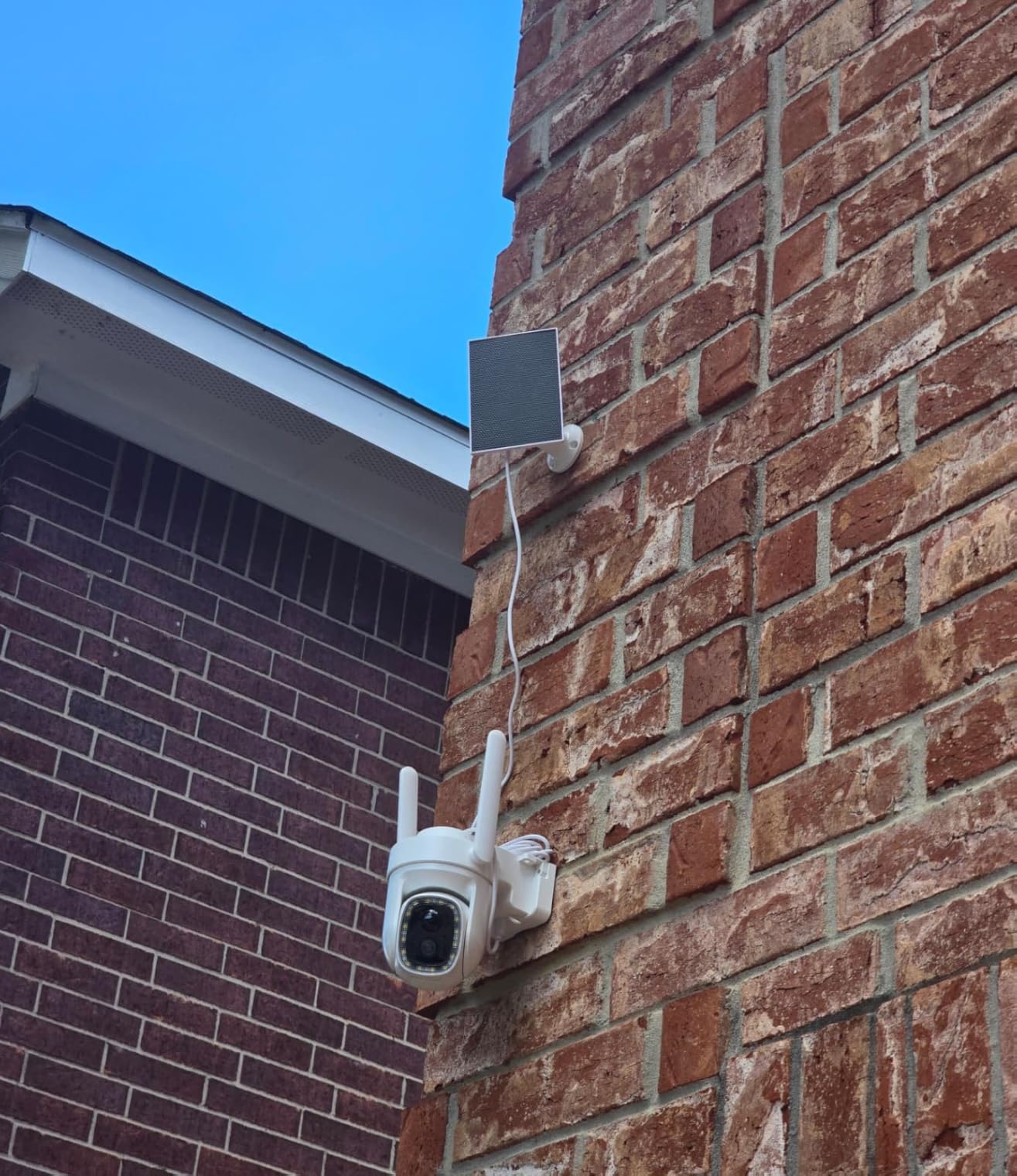4K Solar Security Cameras Wireless Outdoor with Local Storage Base | No Subscription or Monthly Fees, 360° Pan&Tilt with Auto Human Tracking, 5G&2.4G Router Compatible, 4 Cam Kit for Home Security customer photo 2