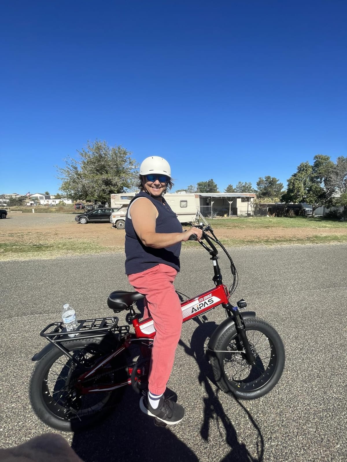 Aipas F3 Max Folding Electric Bike for Adults, Full Suspension 20