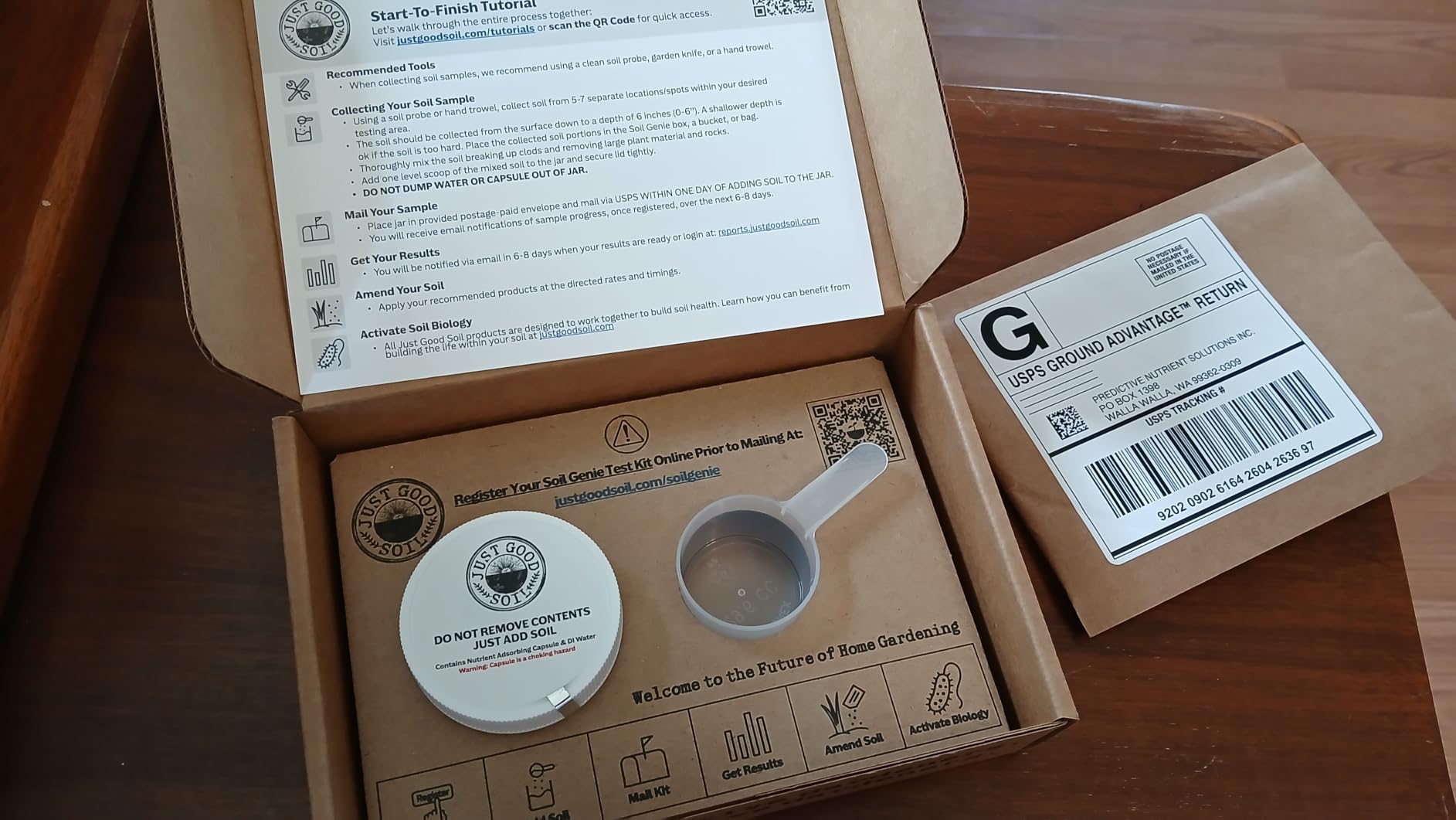 Soil Genie Test Kit Professional pH & Nutrient Testing | Lab-Grade Results in 6-8 Days, DIY Gardening & Soil Analysis customer photo 2