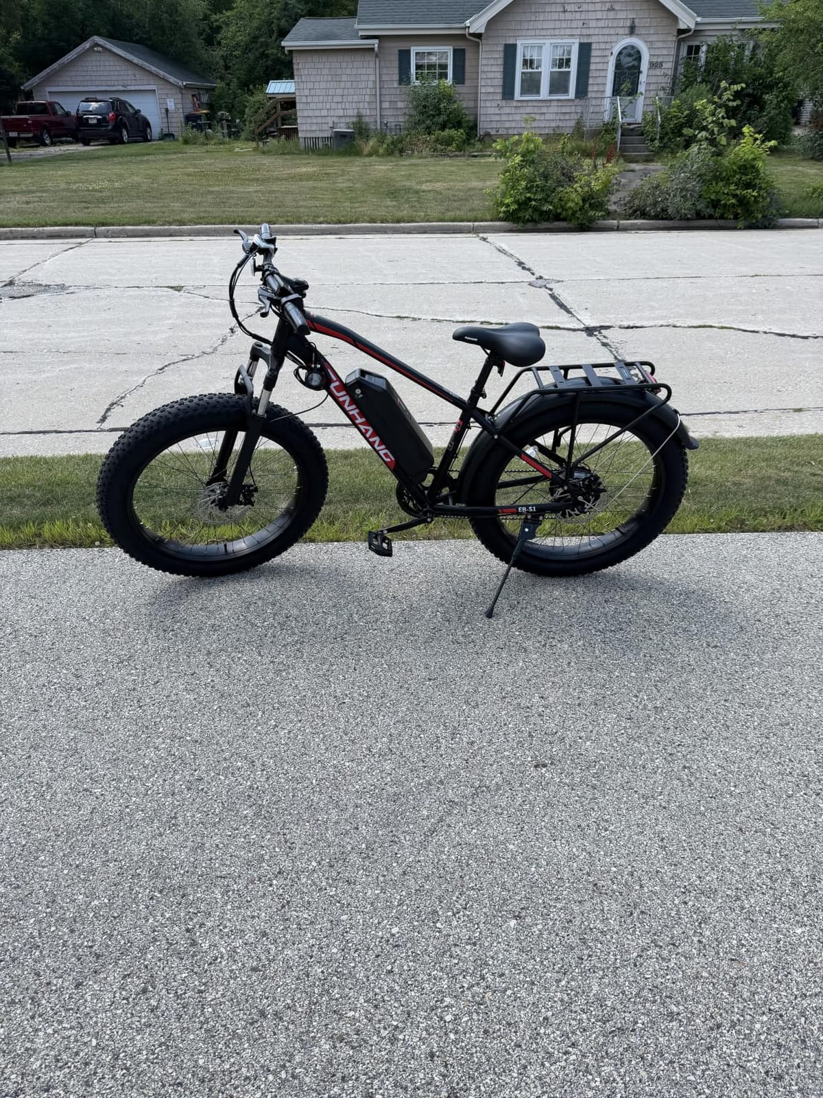 Funhang Electric Bike for Adults, 1000W Peak Ebike, 20MPH 60Miles Electric Mountain Bike, 26
