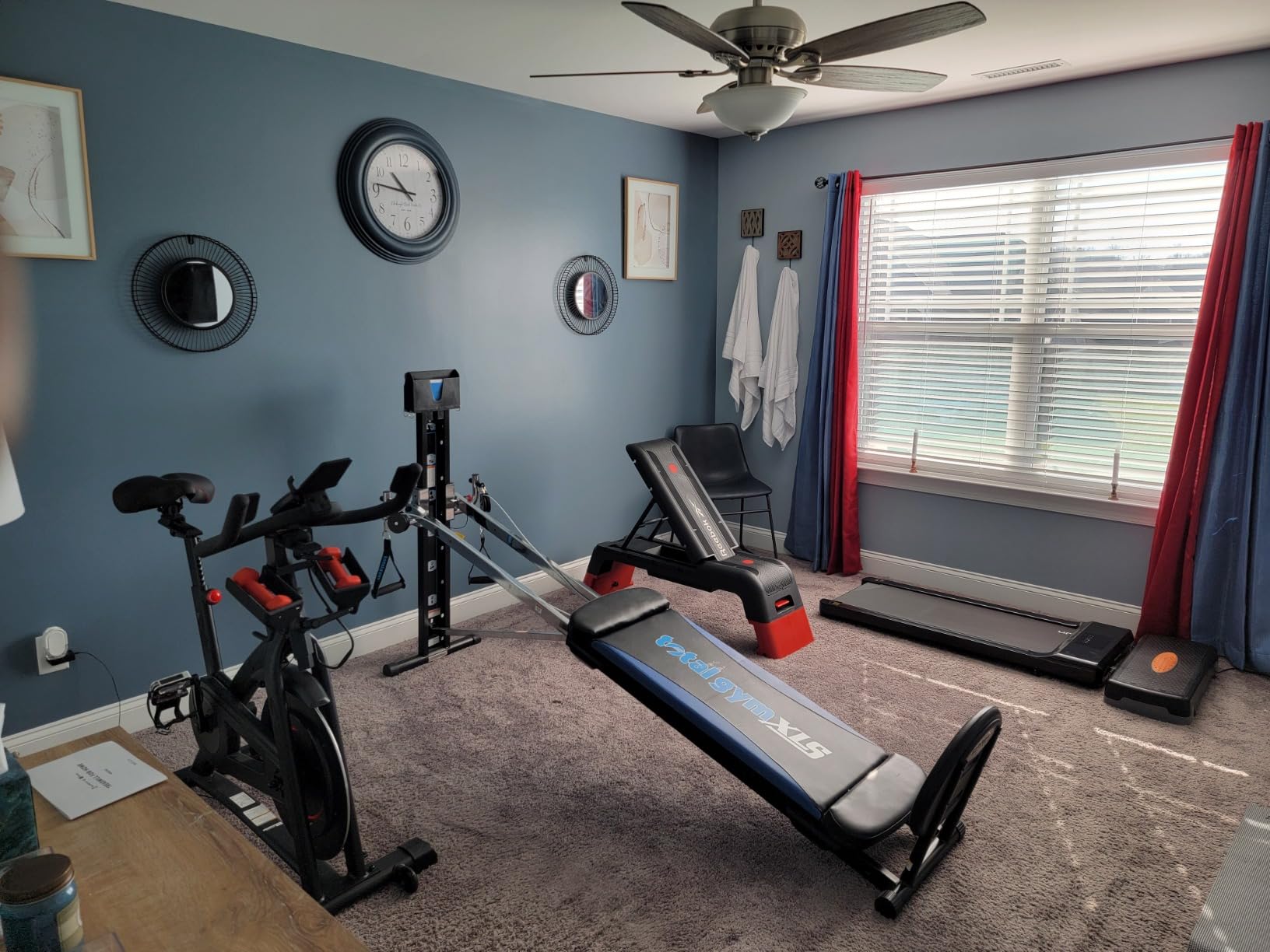 Superun Walking Pad with 6% Incline, 2.5HP Treadmill, 0.6-3.8 MPH, 300 lbs | 2.5HP Quiet Motor - 0.6-3.8 MPH portable under desk treadmill for home office operates below 45dB for quiet typing. customer photo 1