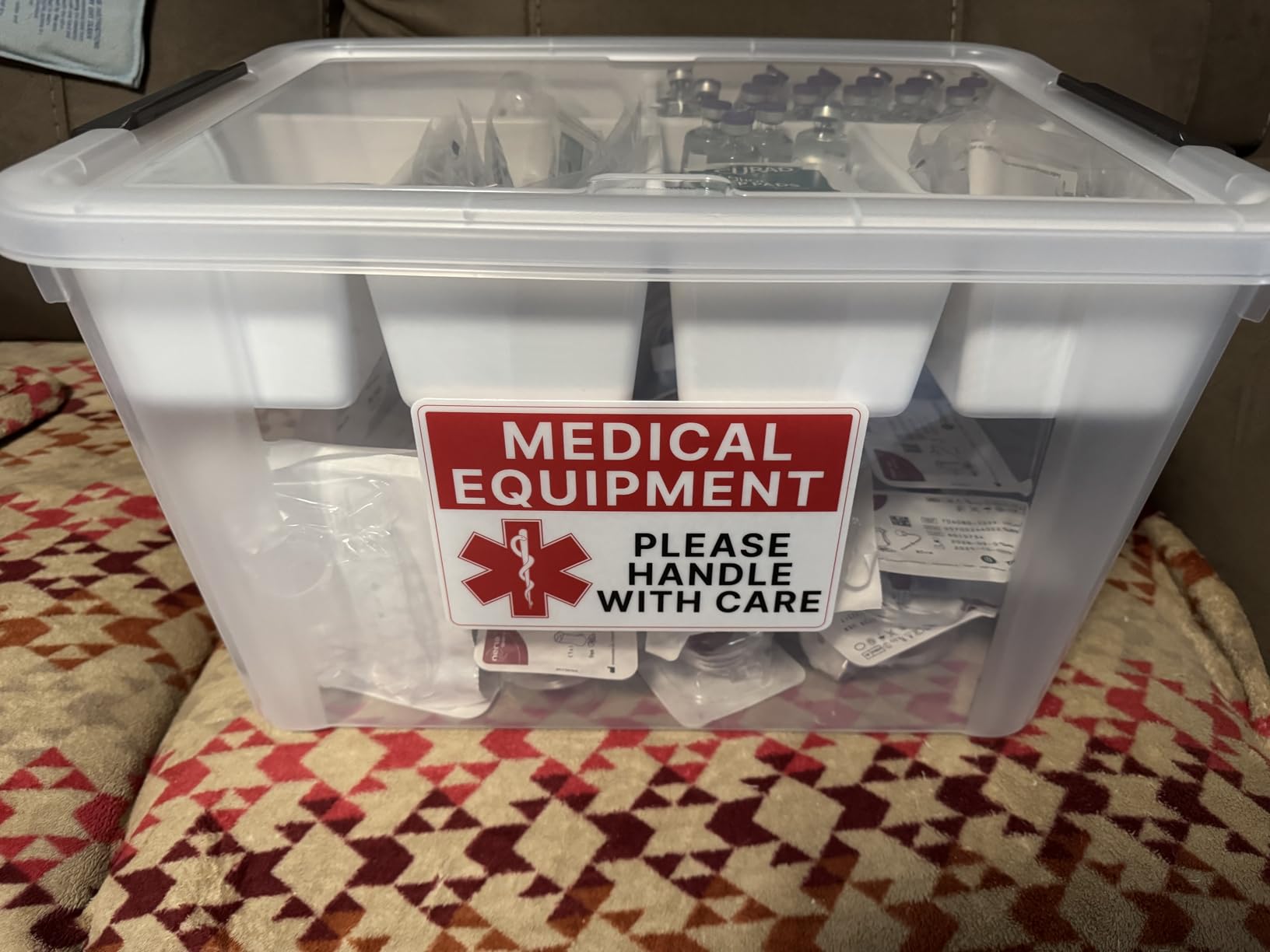 Citylife 6Qt 4Packs Clear Craft Organizers and Storage BOX, Sensory Bins customer photo 1