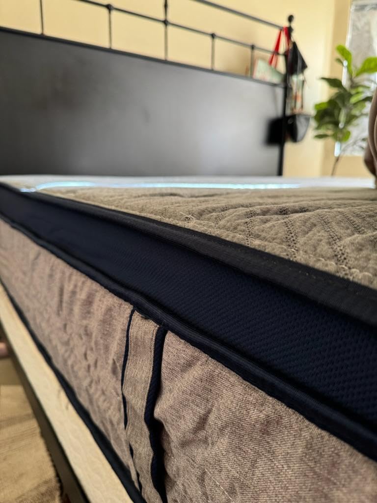 Avenco King Mattress 14 Inch, Luxury Hotel-Level Cooling Hybrid Mattress | Dual NanoGEL Memory Foam with SmartS Coil for Motion Isolation & Extra Back Support, Pressure Relief, CertiPUR-US Certified customer photo 2