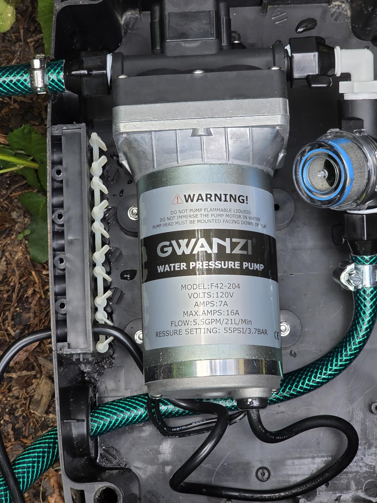 1HP Whole House Water Pressure Booster Pump 90PSI 115V Automatic Variable Speed Permanent Magnet Motor Constant Pressure Wireless App Control customer photo 2