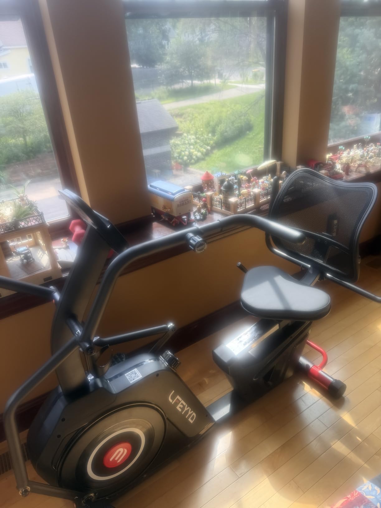 Recumbent Exercise Bike for Home, Stationary Bike with Arm Exerciser, 16-Level Magnetic Resistance, Bluetooth App, LCD Monitor, 450LBS Capacity, Heart Rate, Heavy-Duty Frame, Low-Impact Cardio & Physical Therapy customer photo 1