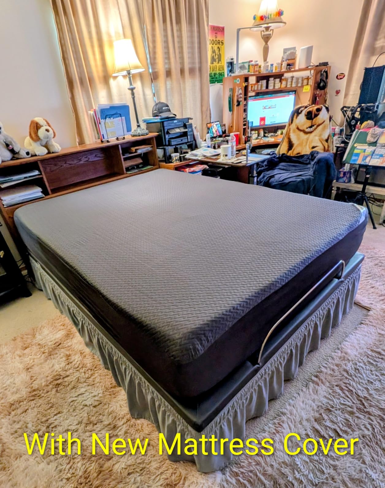 Sweetnight CoolNest Pro 14 in Queen Memory Foam Mattress, Advanced Cooling | Full-Depth Airflow, 7-Zone Support for Pressure Relief, Medium Feel, CertiPUR-US Certified customer photo 1