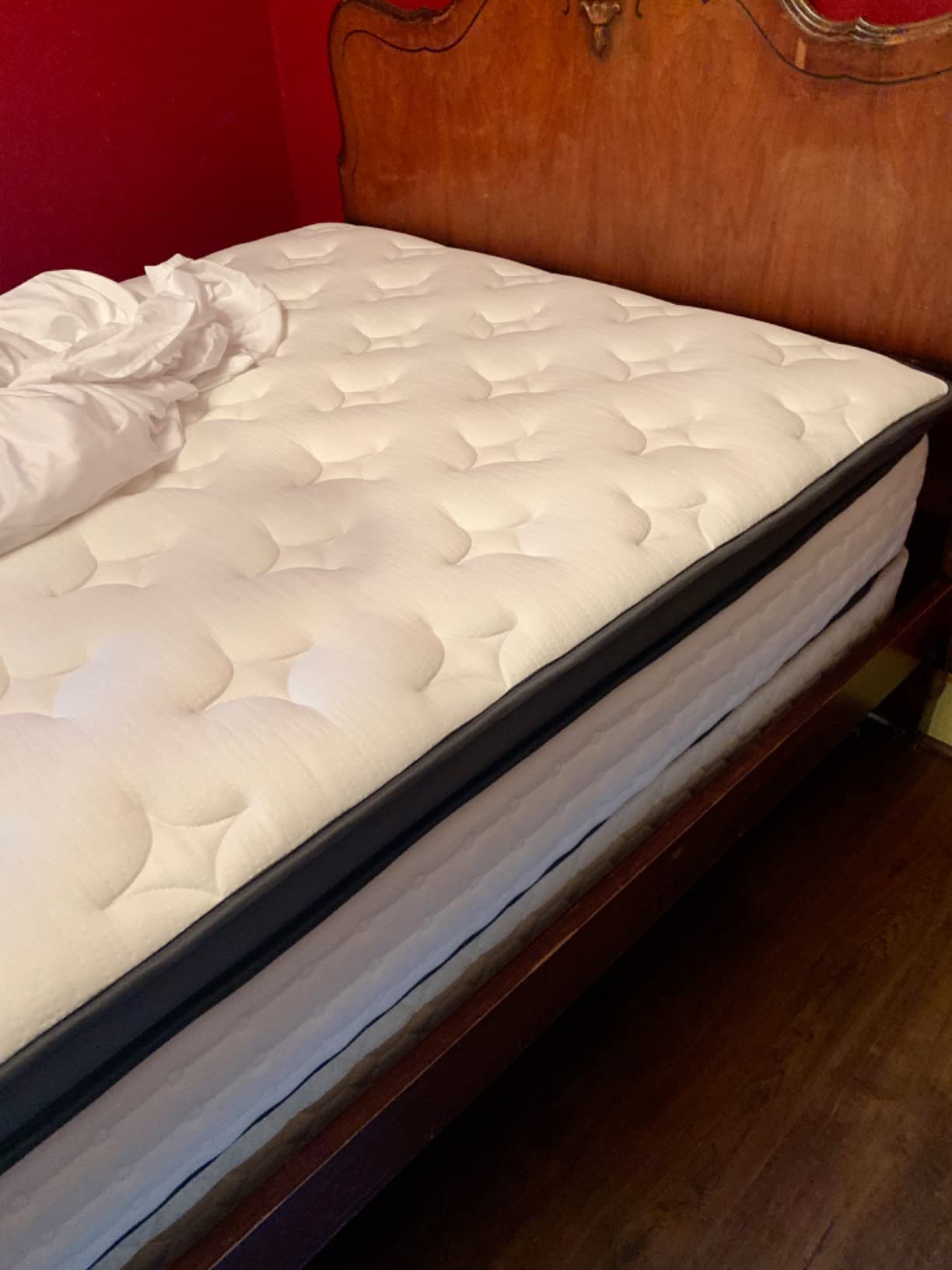 Firm King Mattress, 14 Inch Hybrid Mattresses Hotel Collection with Back & Hip Support, Deep Sleep & Zoned Support, Fiberglass-Free and CertiPUR-US Certified, 365-Night Trial, 10 Years Warranty customer photo 2