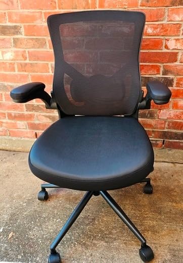 CYKOV Ergonomic Office Chair with Footrest - Adjustable Lumbar Support & Headrest, 90-160° Reclining Mesh Back Computer Chair - Home Office/Gaming, 350lbs Capacity (B-Black, Mesh) customer photo 1